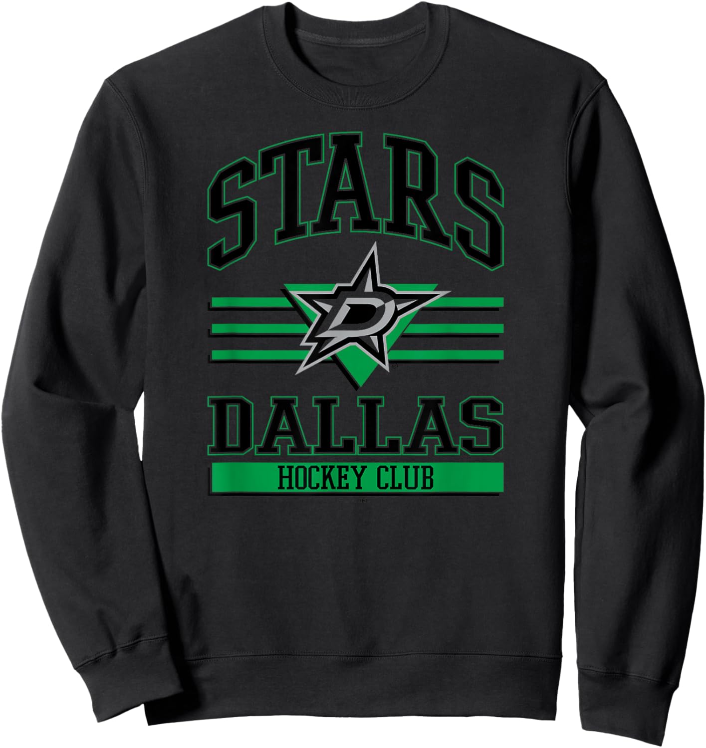 Dallas Stars Hockey Club White Officially Licensed Sweatshirt - Sweatshirt | Black
