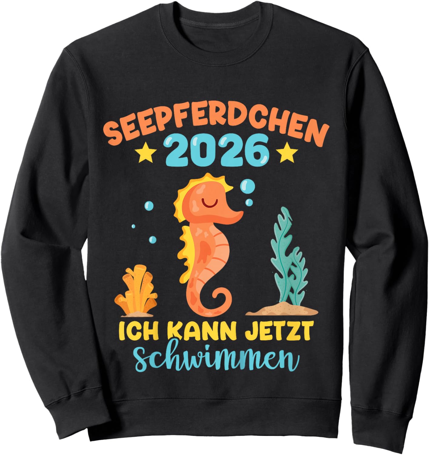 Seahorse 2026 Passed Early Swimmer Sweatshirt - Sweatshirt | Black