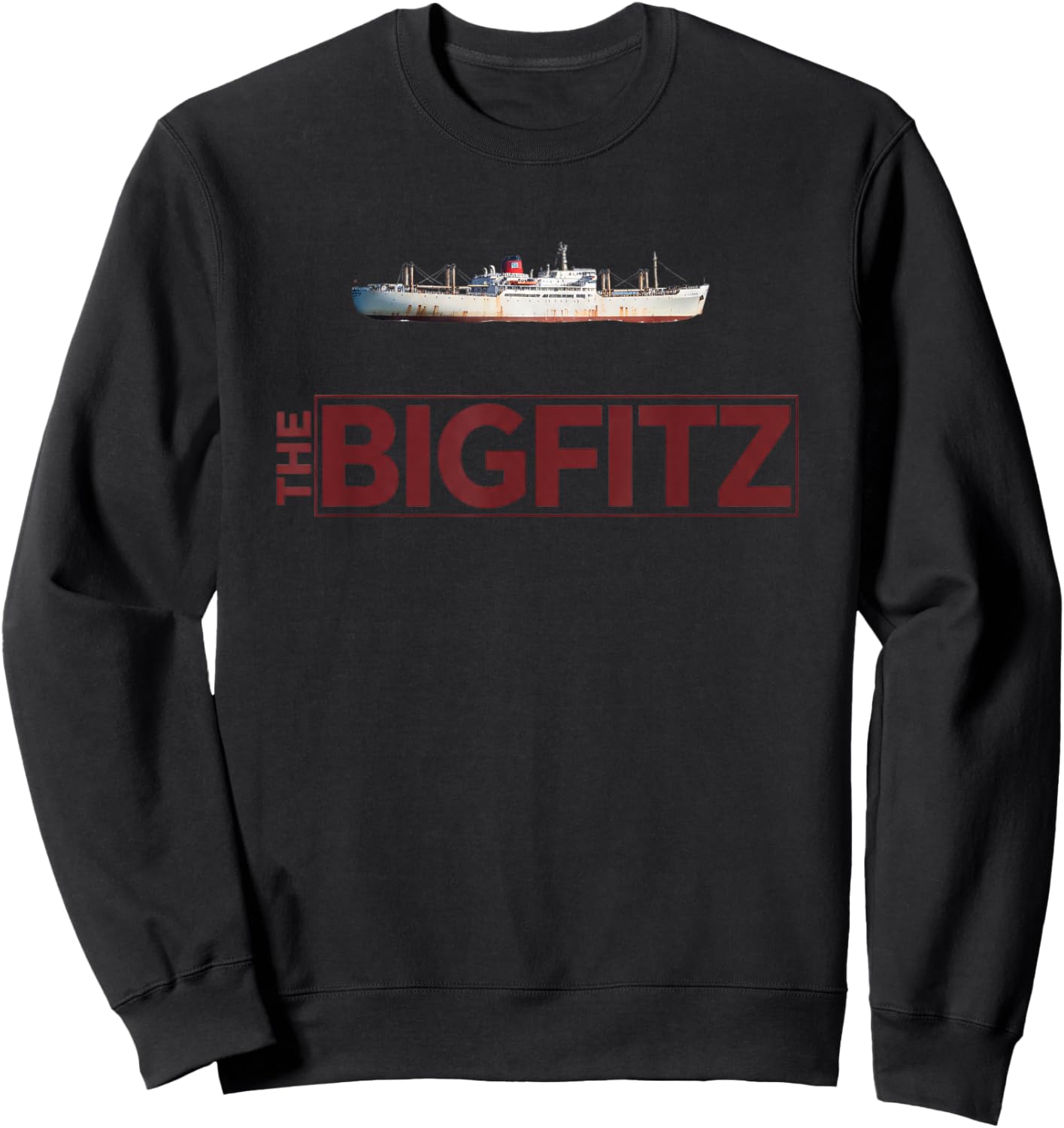 Literary The BigFitz Nautical Bookish Design for Bibliophles Sweatshirt - Sweatshirt | Black