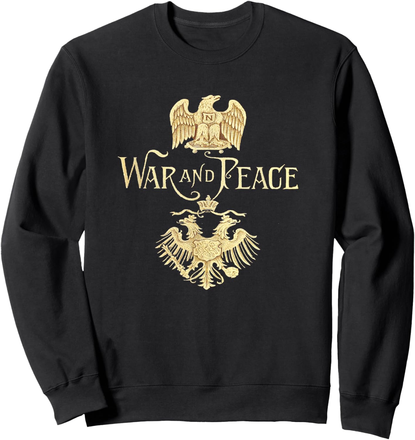 War and Peace Leo Tolstoy Sweatshirt - Sweatshirt | Black