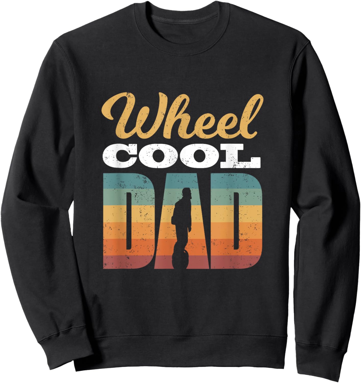 Electric Unicycle Monowheel EUC Unicycling Wheel Cool dad Sweatshirt - Sweatshirt | Black