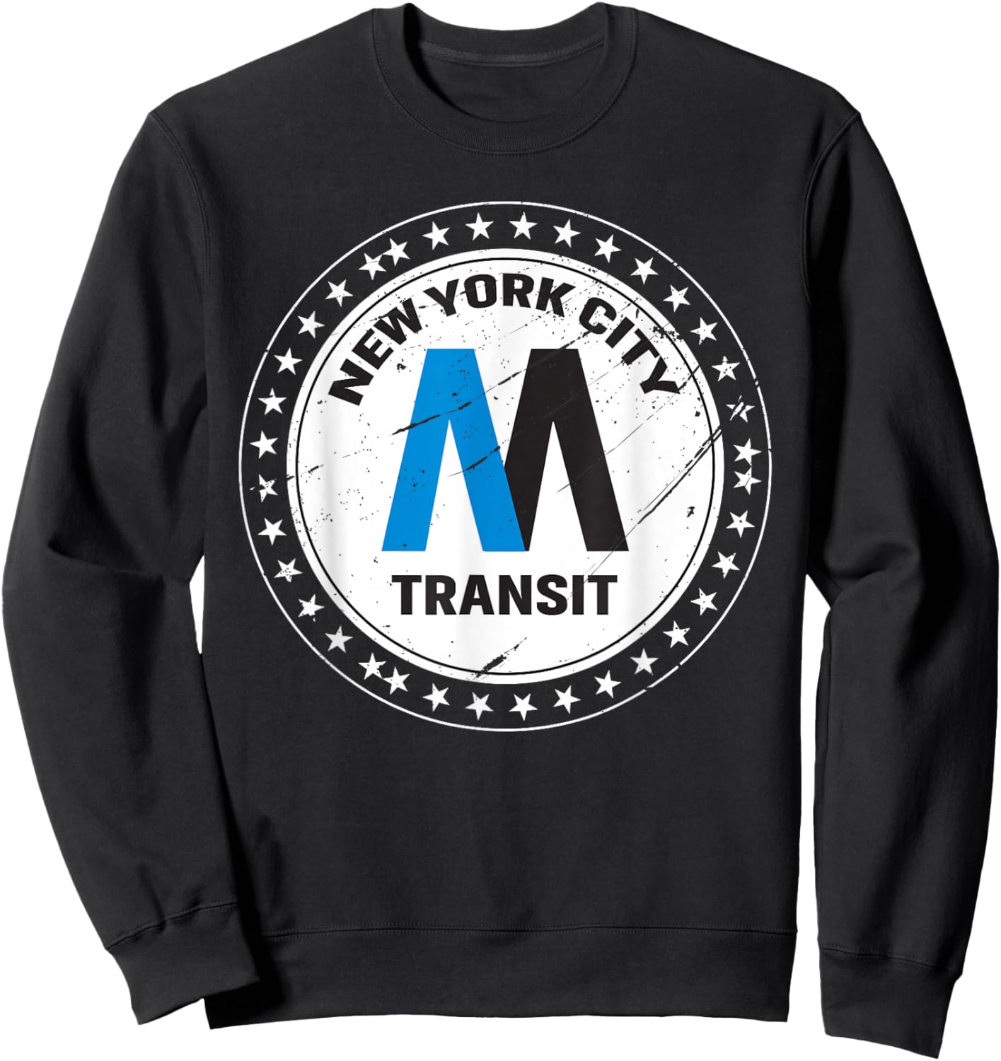 NYC Metro Speed Transit Sleek Train Enthusiast Sweatshirt - Sweatshirt | Black