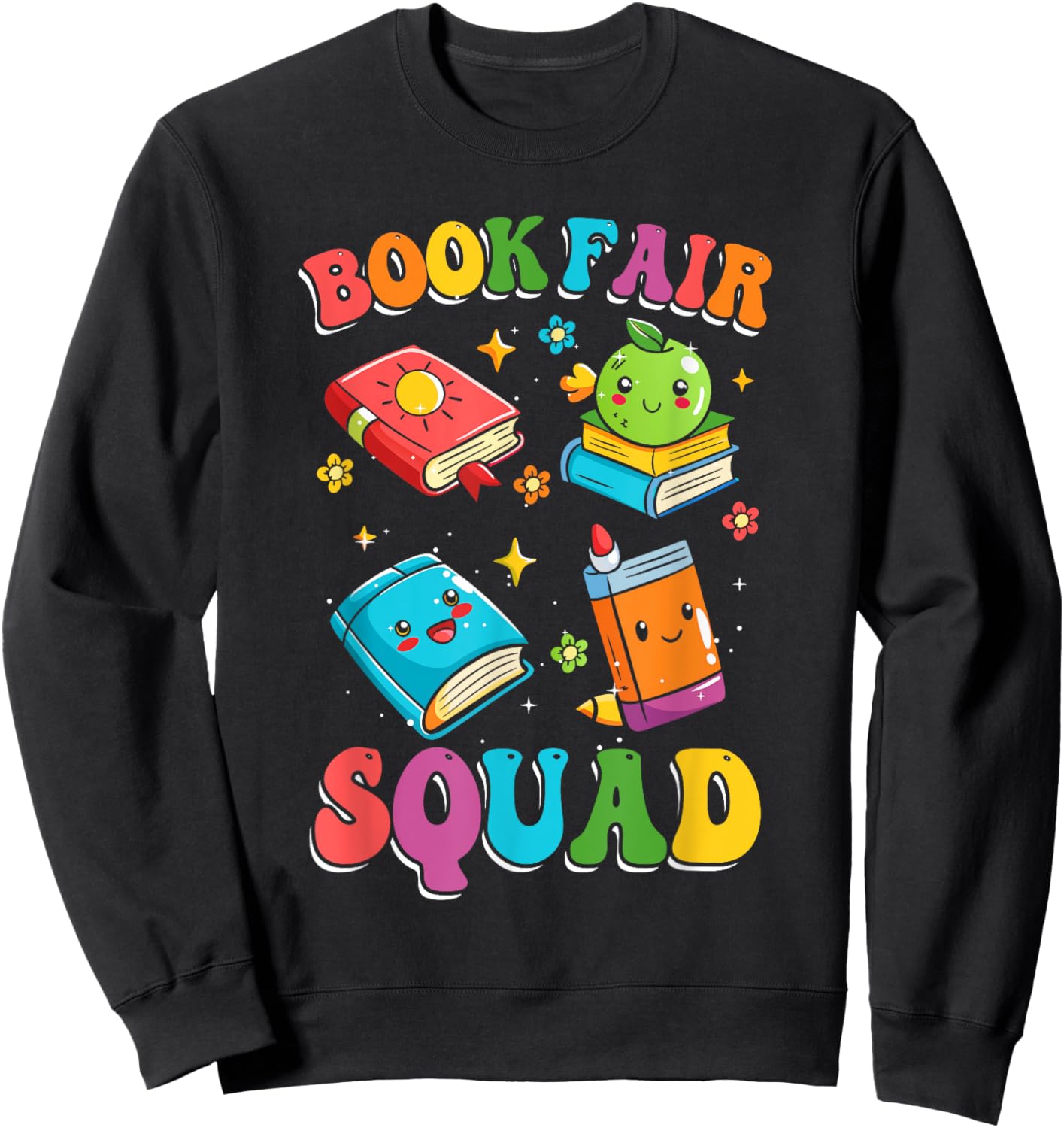 Book Fair Squad Sweatshirt - Sweatshirt | Black