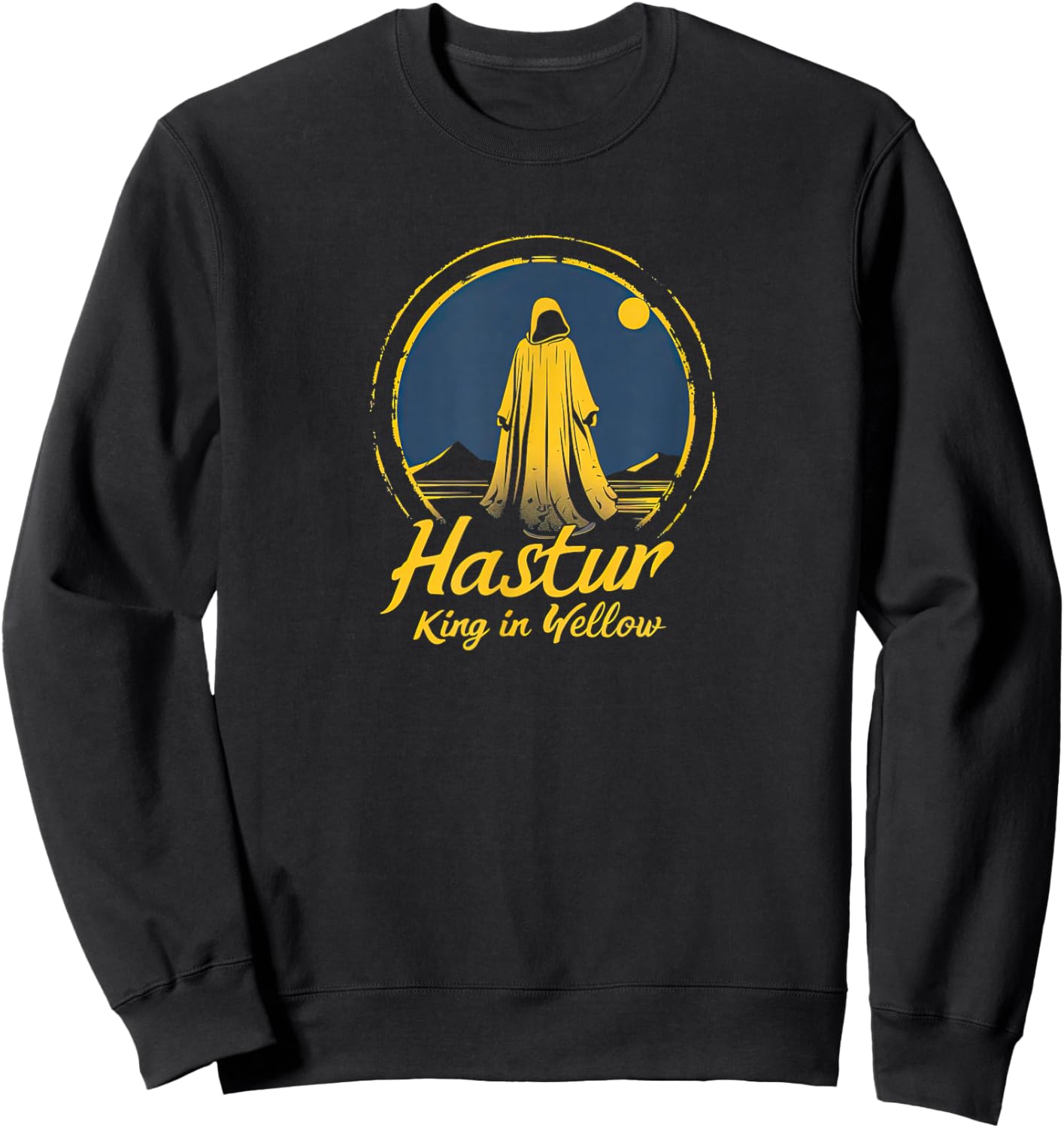 Hastur - Der König in Gelb Sweatshirt - Sweatshirt | Black