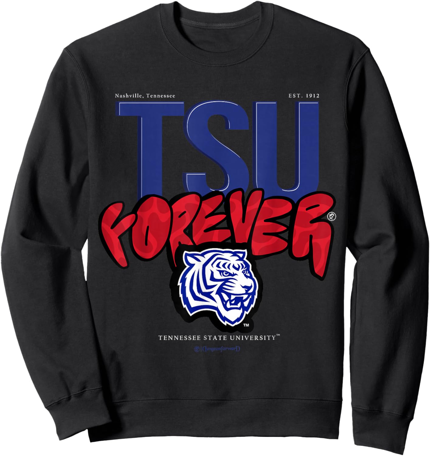 The Yard Essentials - Tennessee State University - Forever Sweatshirt - Sweatshirt | Black