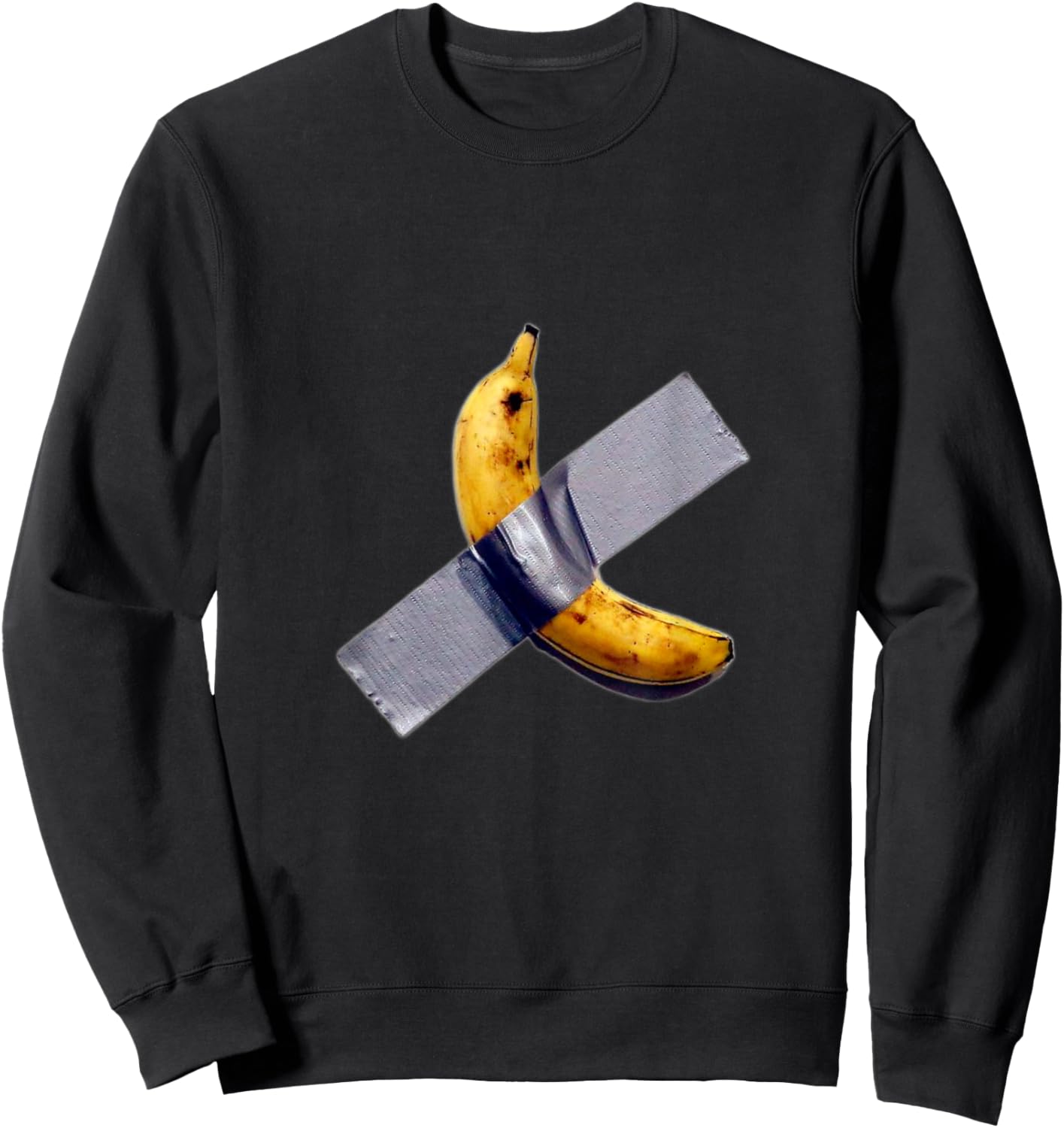 Duct Taped Banana Sweatshirt - Sweatshirt | Black