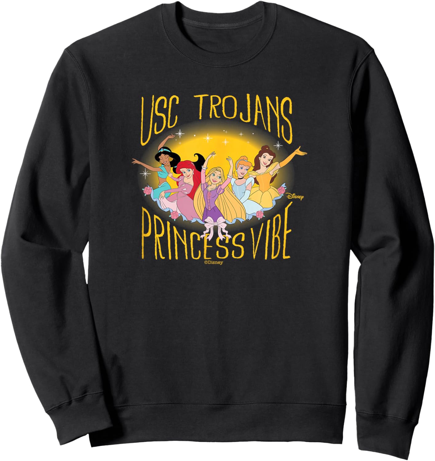 USC Trojans Disney Princess Vibes Sweatshirt - Sweatshirt | Black