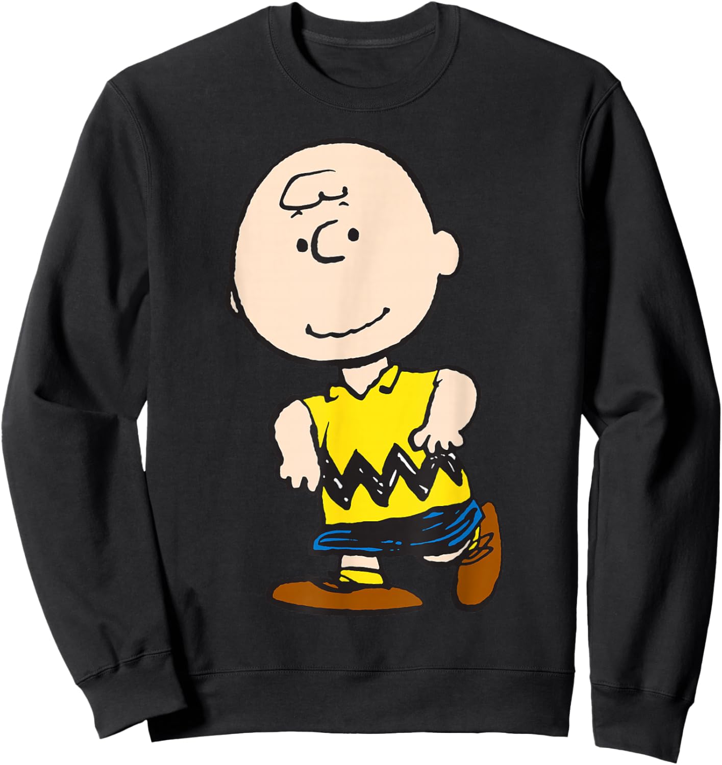 Peanuts Charlie Brown Sweatshirt - Sweatshirt | Black