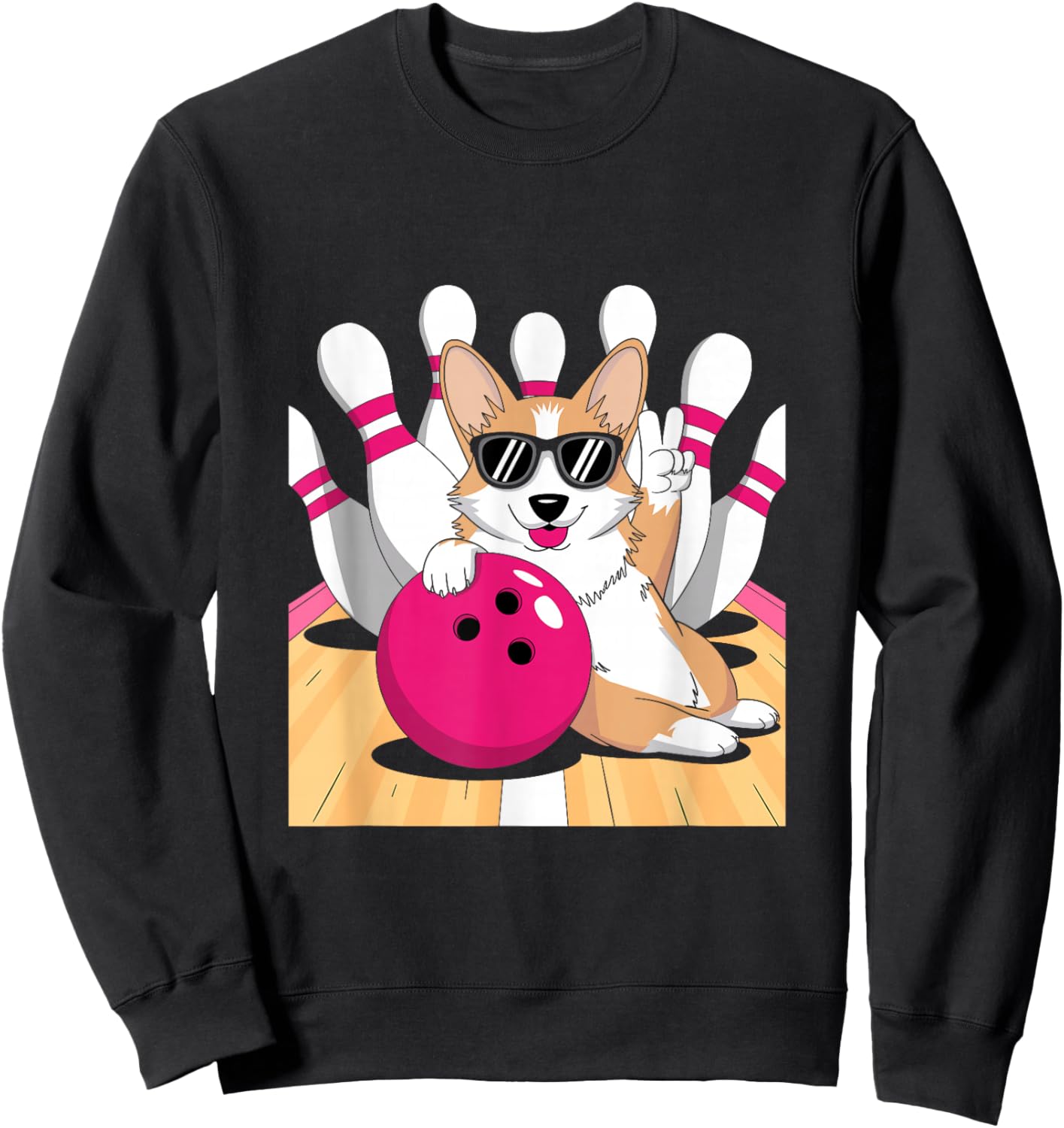 Corgi Bowler Bowling Tenpin Sweatshirt - Sweatshirt | Black