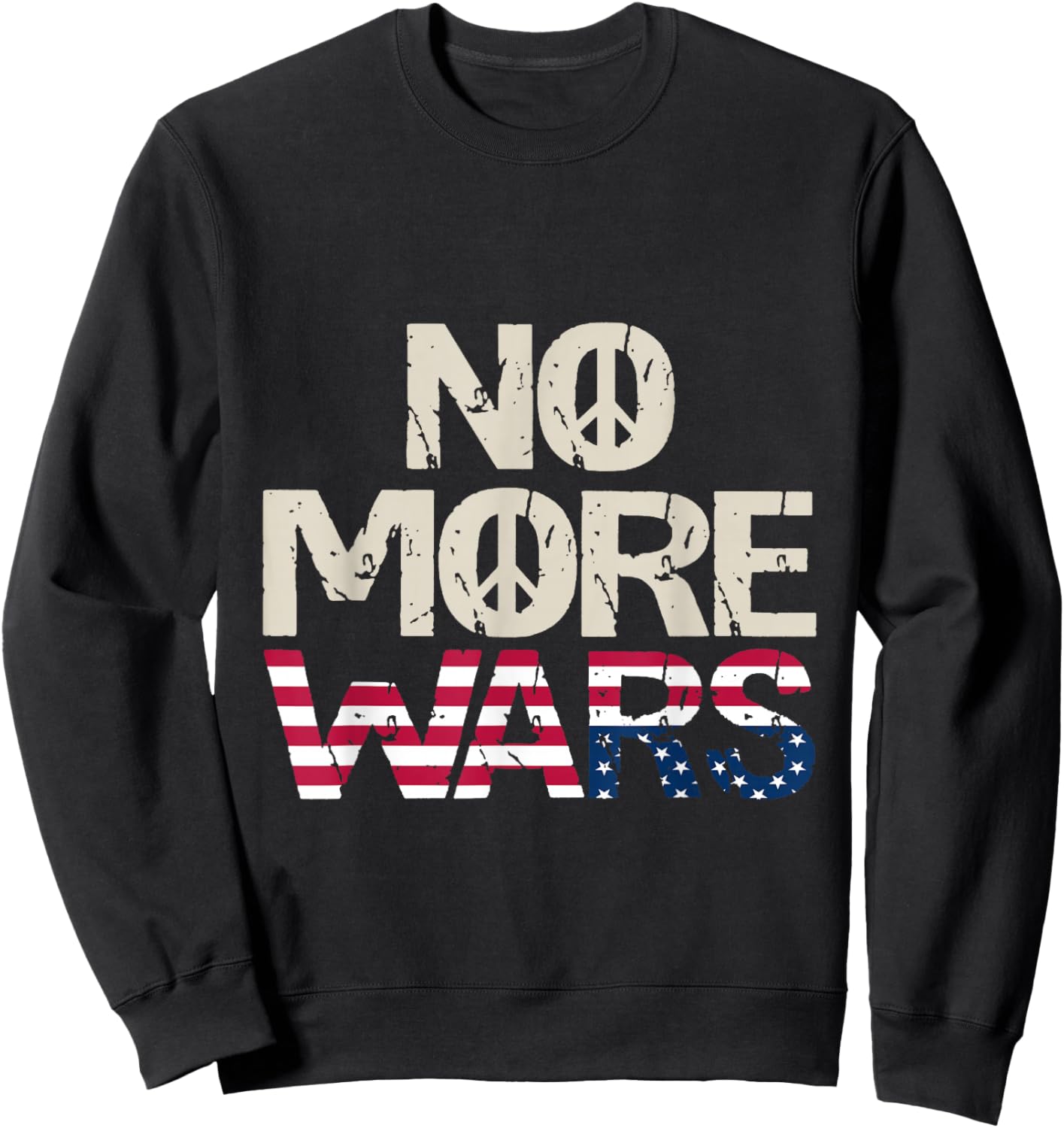 No More War Sweatshirt - Sweatshirt | Black