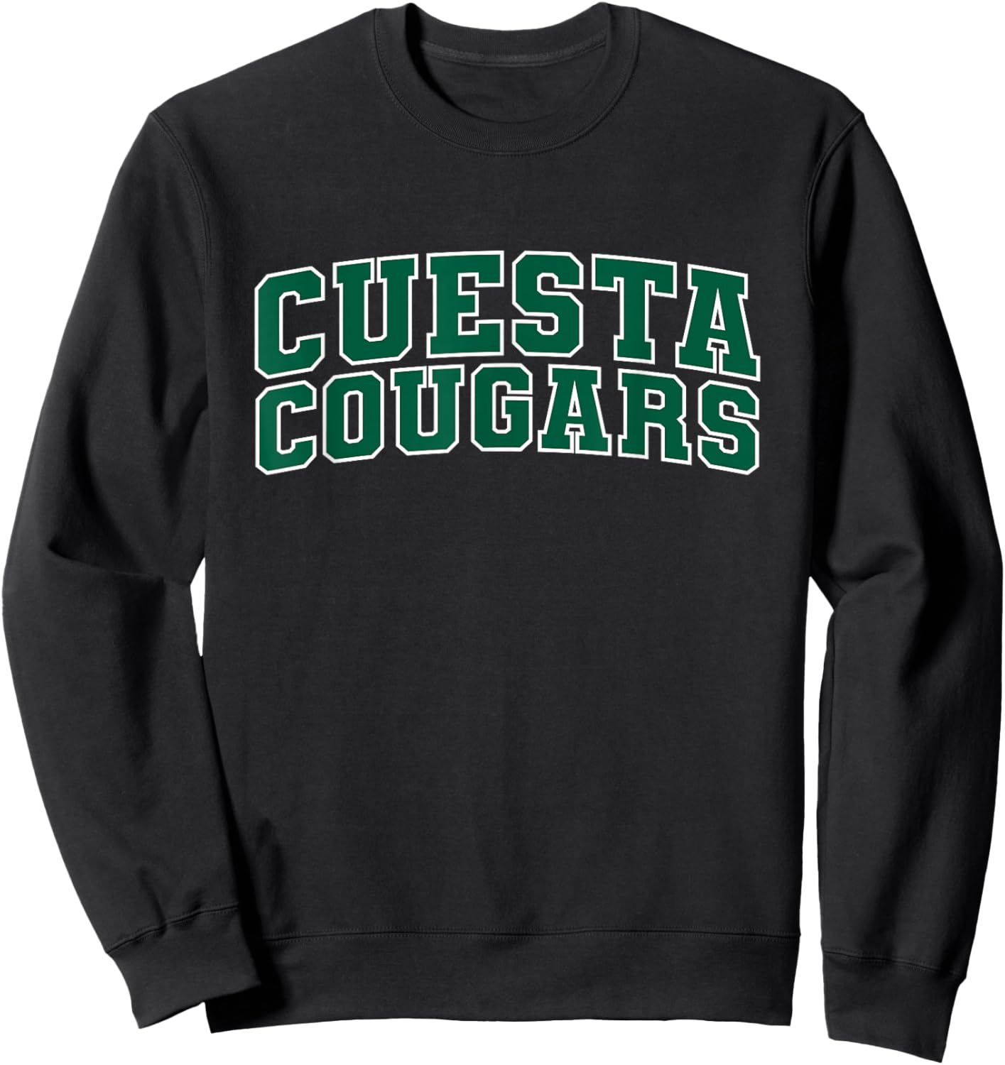Cuesta College Cougars Apparel Sports Fan Sweatshirt - Sweatshirt | Black