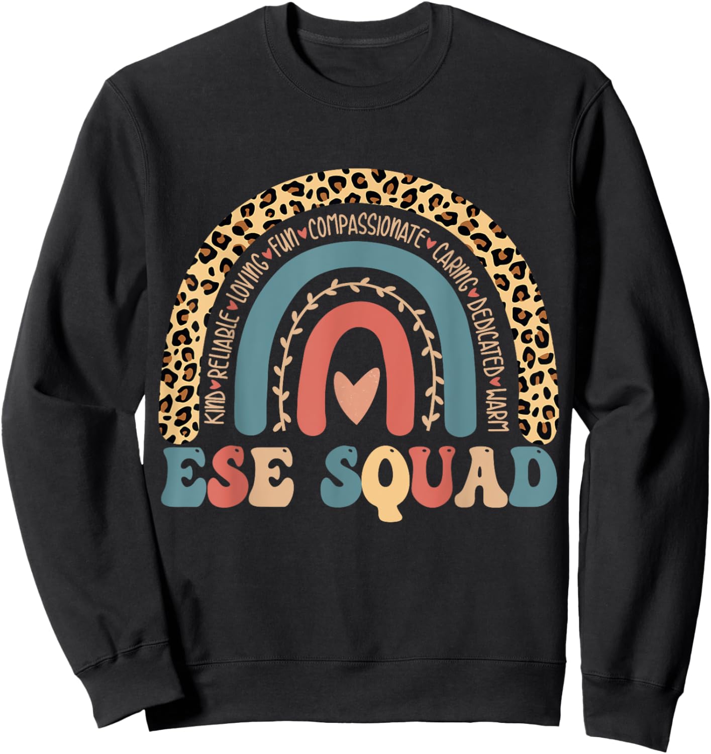 ESE Exceptional Student Education Teacher Cute Women Sweatshirt - Sweatshirt | Black