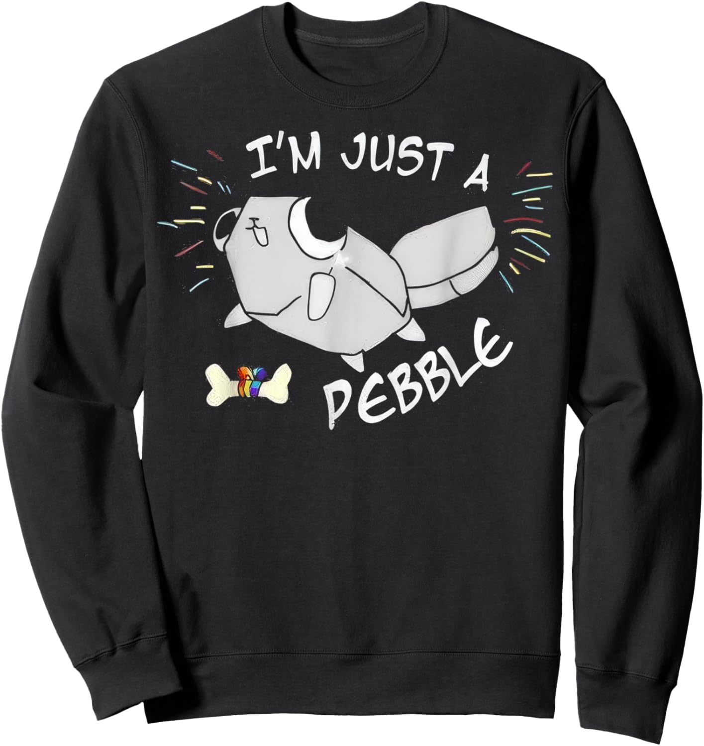 It's Just a Pebble Dandy's World Sweatshirt - Sweatshirt | Black