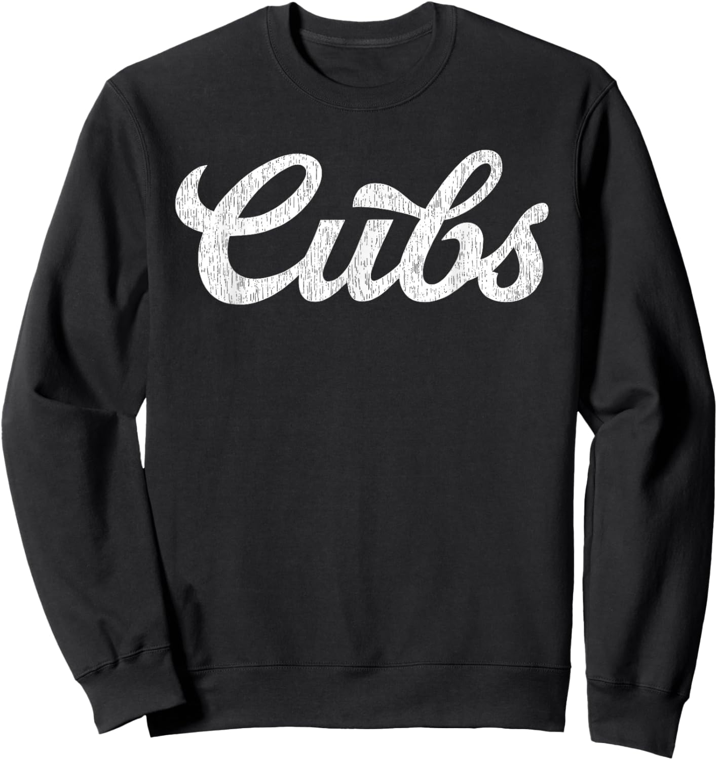 Vintage Cubs Last Name Pride Cubs Name American Style Sweatshirt - Sweatshirt | Black