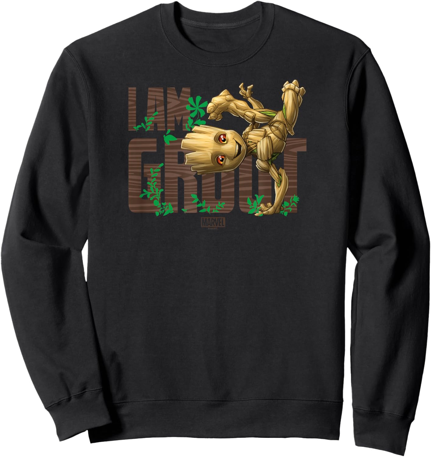 Guardians of The Galaxy - I Am Groot Sweatshirt - Sweatshirt | Black
