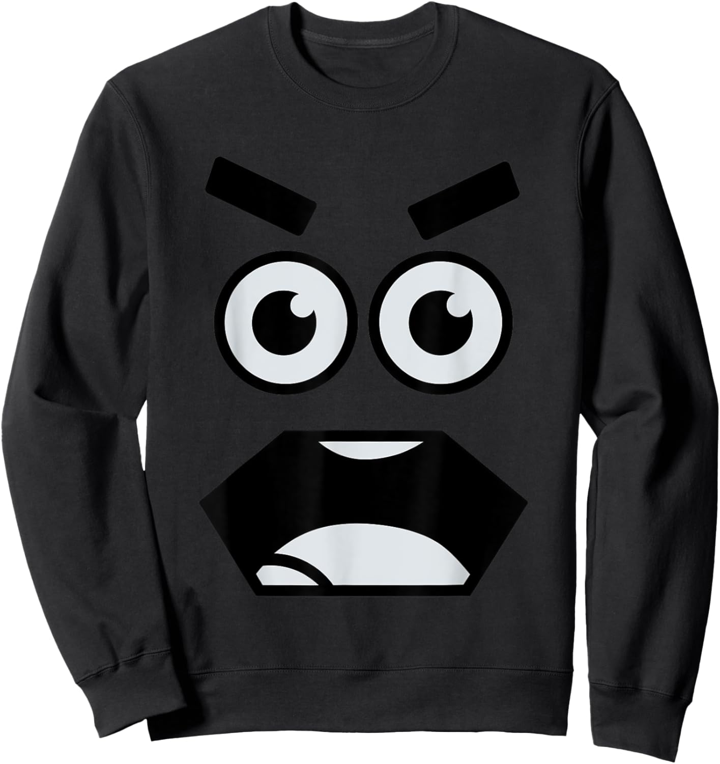 Creepy Carrots Face Halloween Costume for Kids and Adult Sweatshirt - Sweatshirt | Black