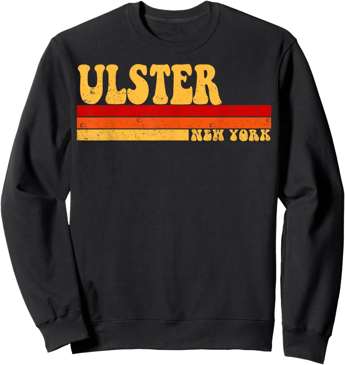 ULSTER New York City Vintage Roots Retro Design 70s 80s Sweatshirt - Sweatshirt | Black