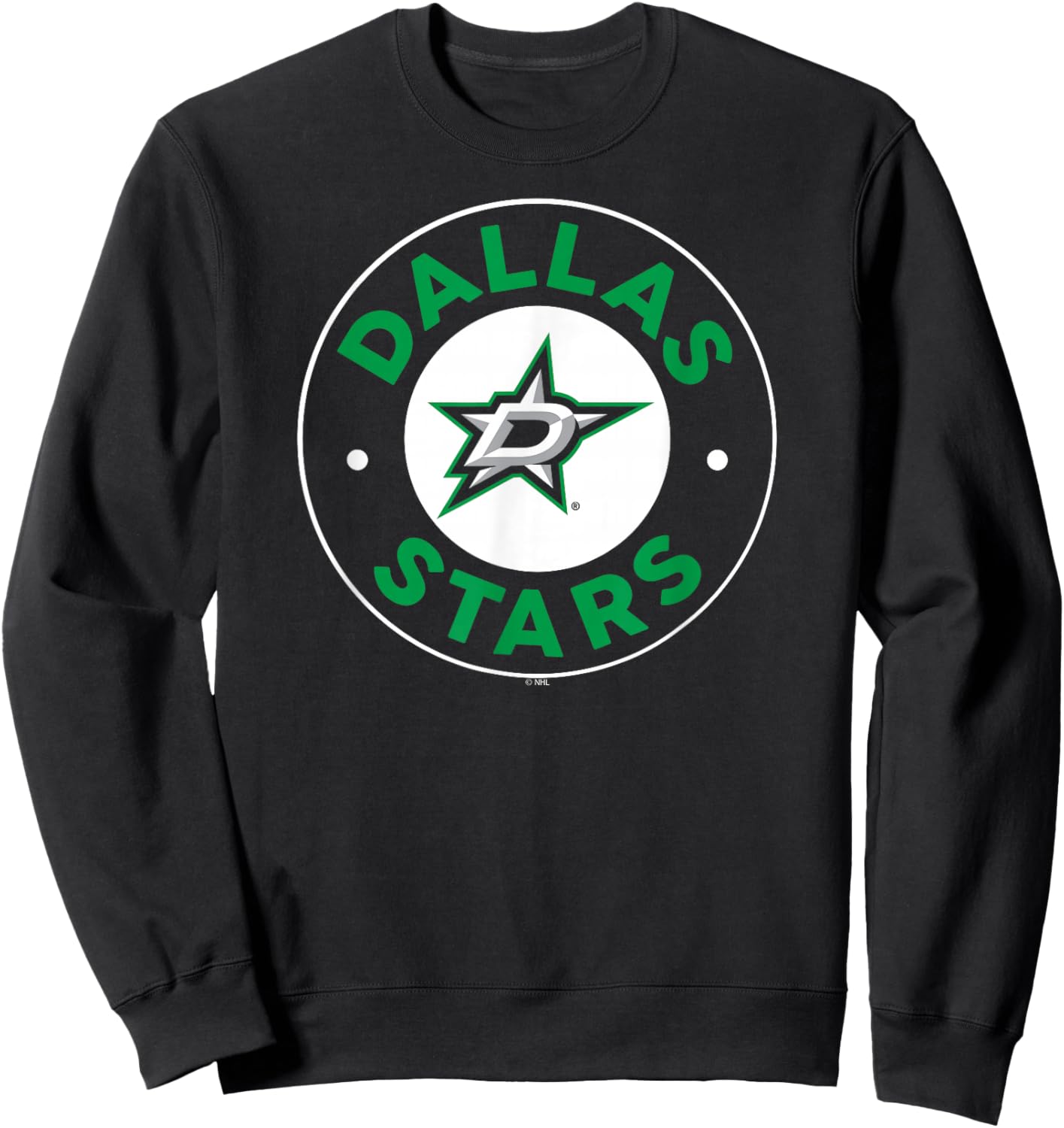 Dallas Stars Symbol Black Officially Licensed Sweatshirt - Sweatshirt | Black