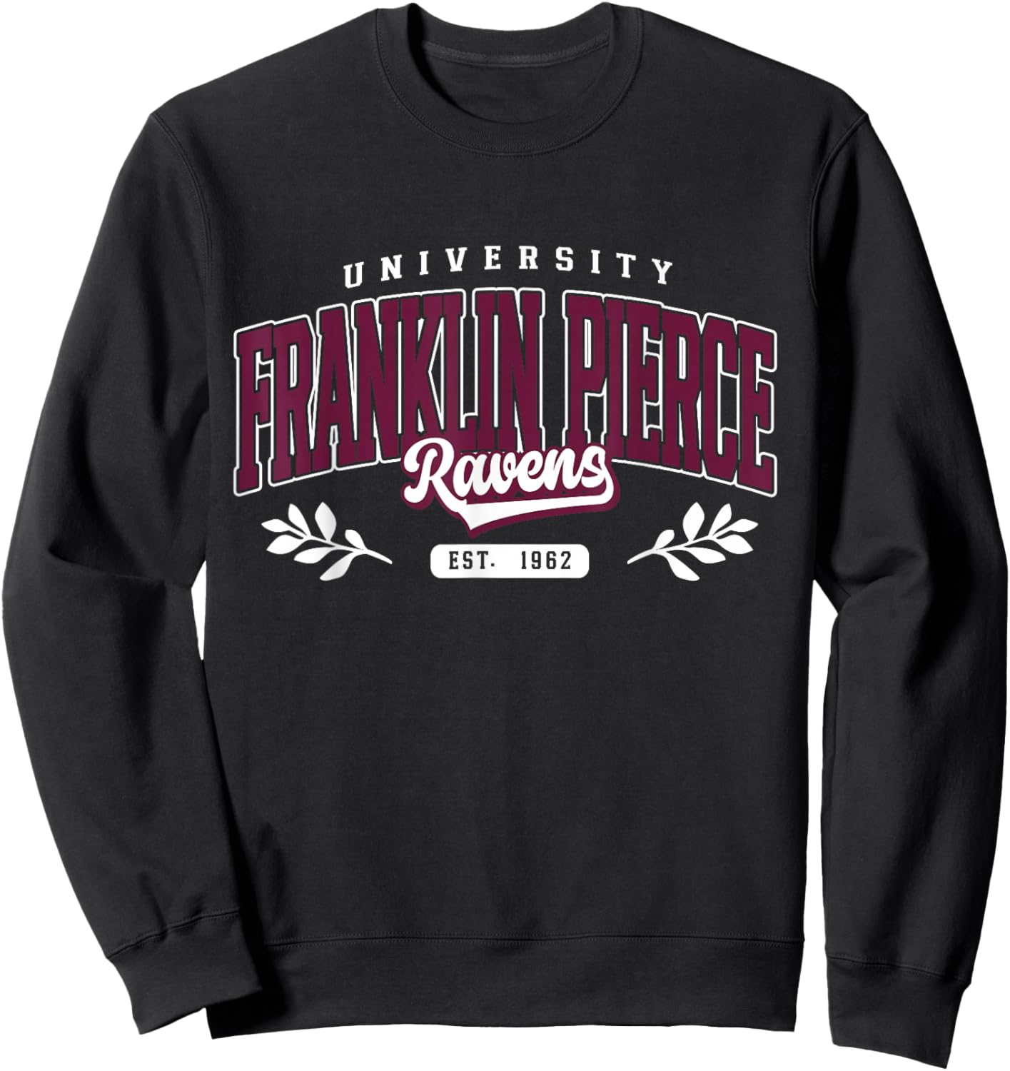 Franklin Pierce Vintage Arch Athletic Women Sweatshirt - Sweatshirt | Black