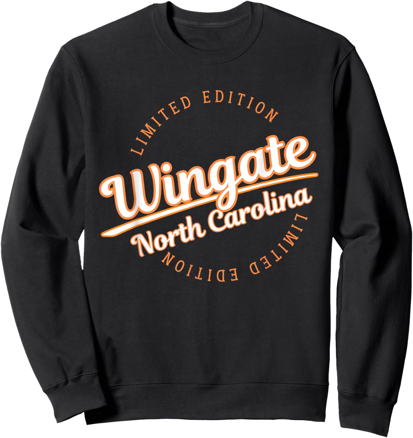 Retro Athletic Wingate NC Apparel Sweatshirt - Sweatshirt | Black