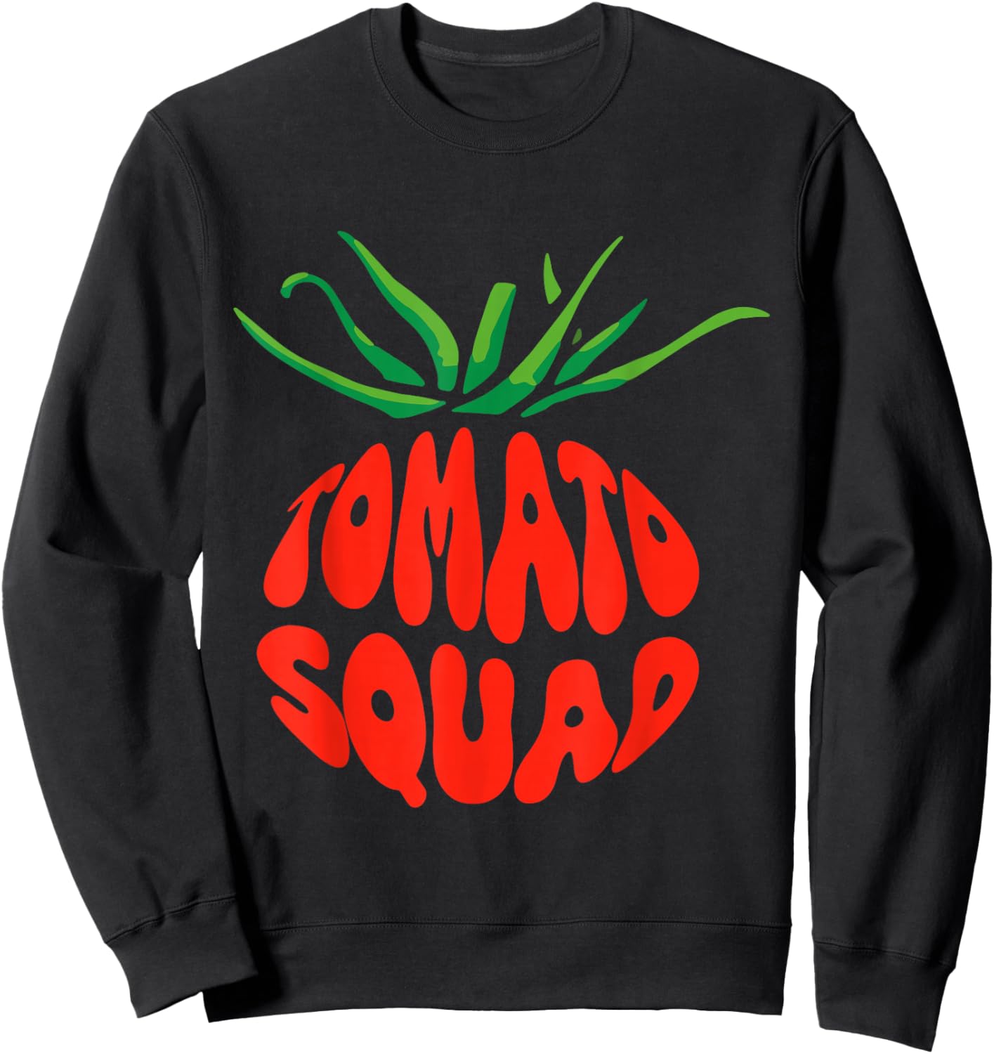 Tomato Squad Fruit Tomato Gardener Gardening Sweatshirt - Sweatshirt | Black