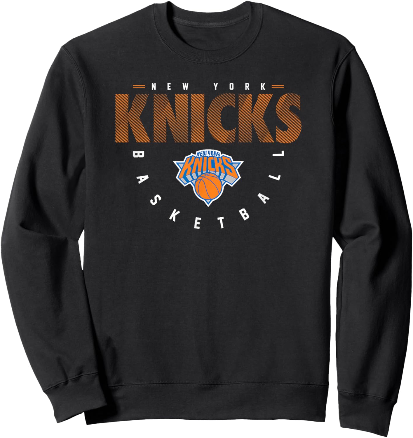 NBA-Offizieller New York Knicks in Scheiben geschnitten Sweatshirt - Sweatshirt | Black