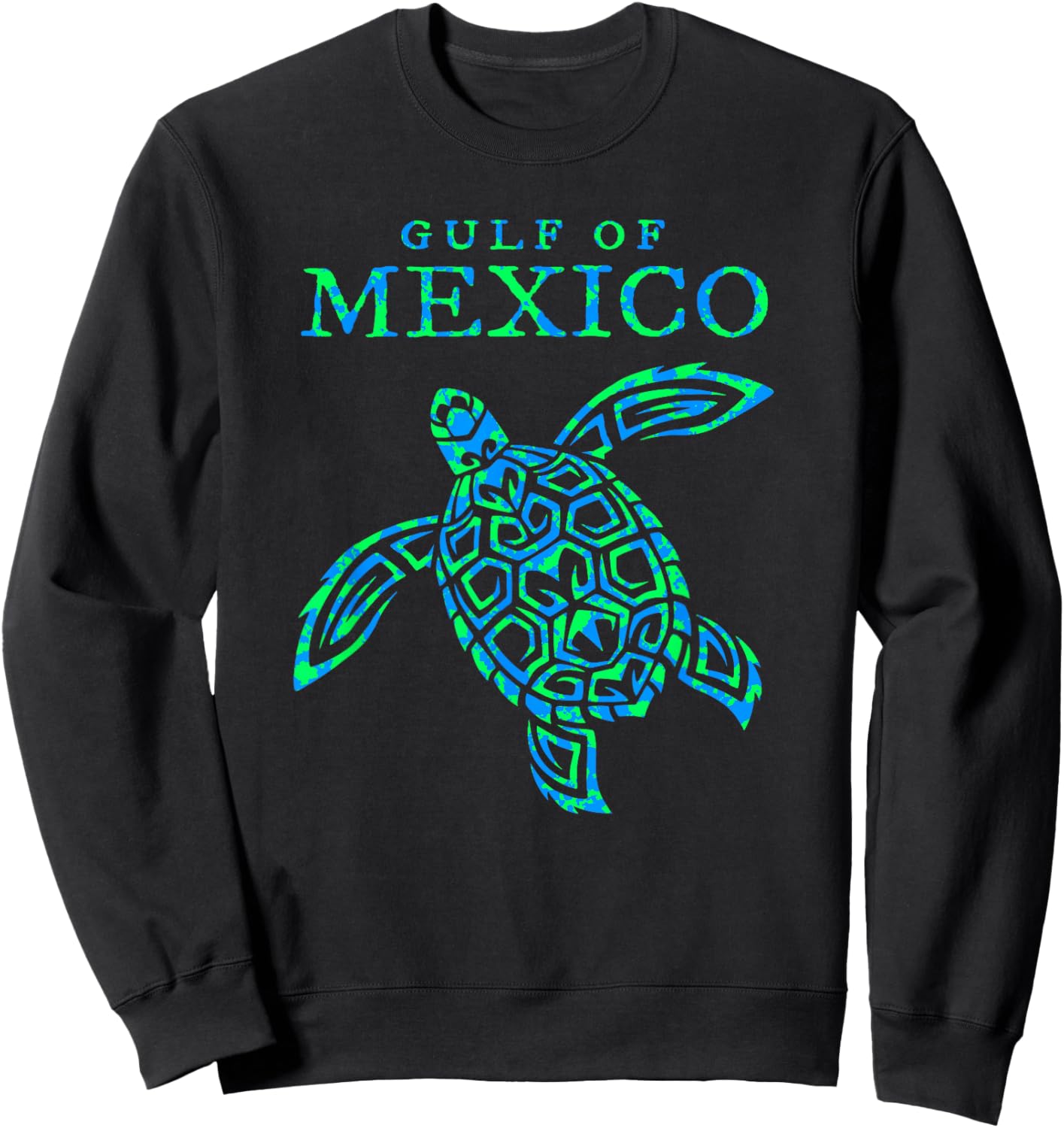 Gulf of Mexico Sea Turtle Vacation Souvenir Boys Girls Sweatshirt - Sweatshirt | Black