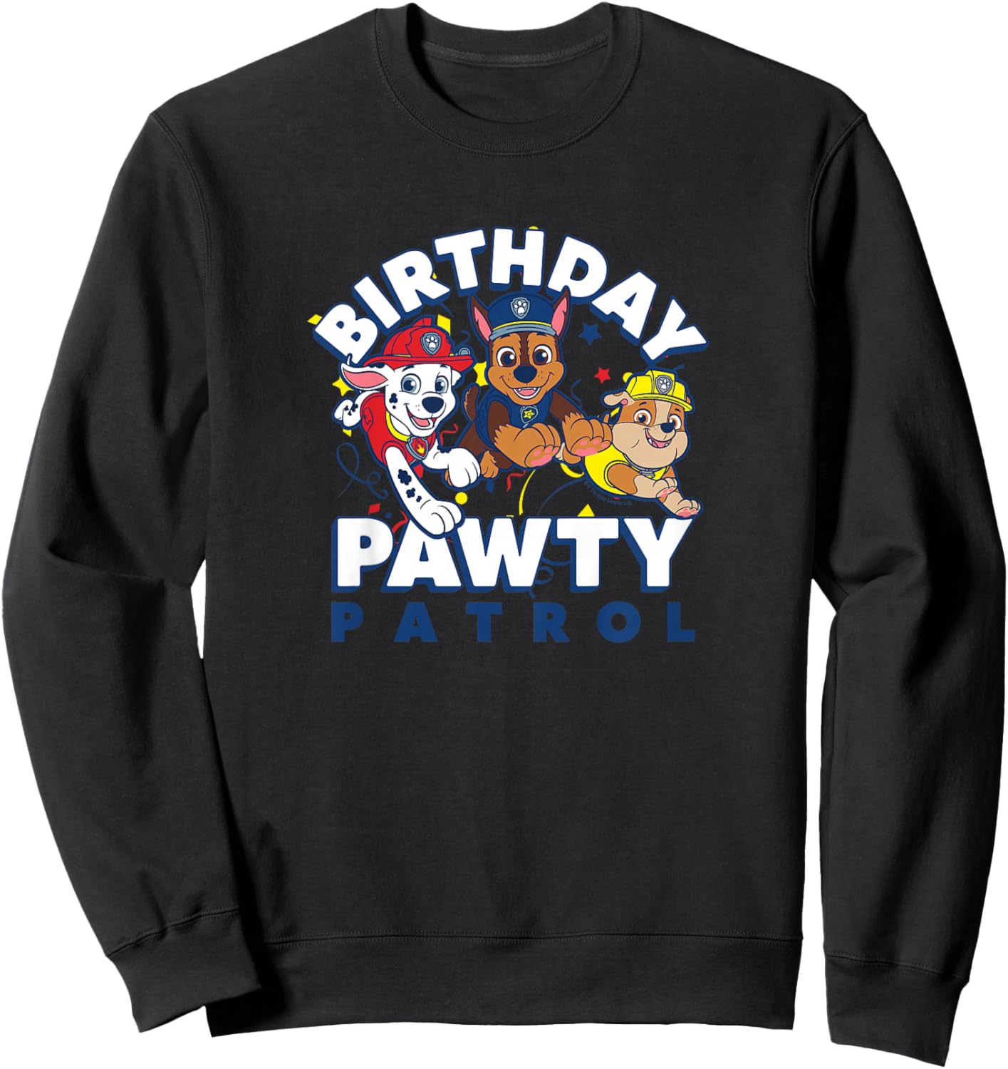 Kids Paw Patrol - Birthday Pawty Patrol Sweatshirt - Sweatshirt | Black