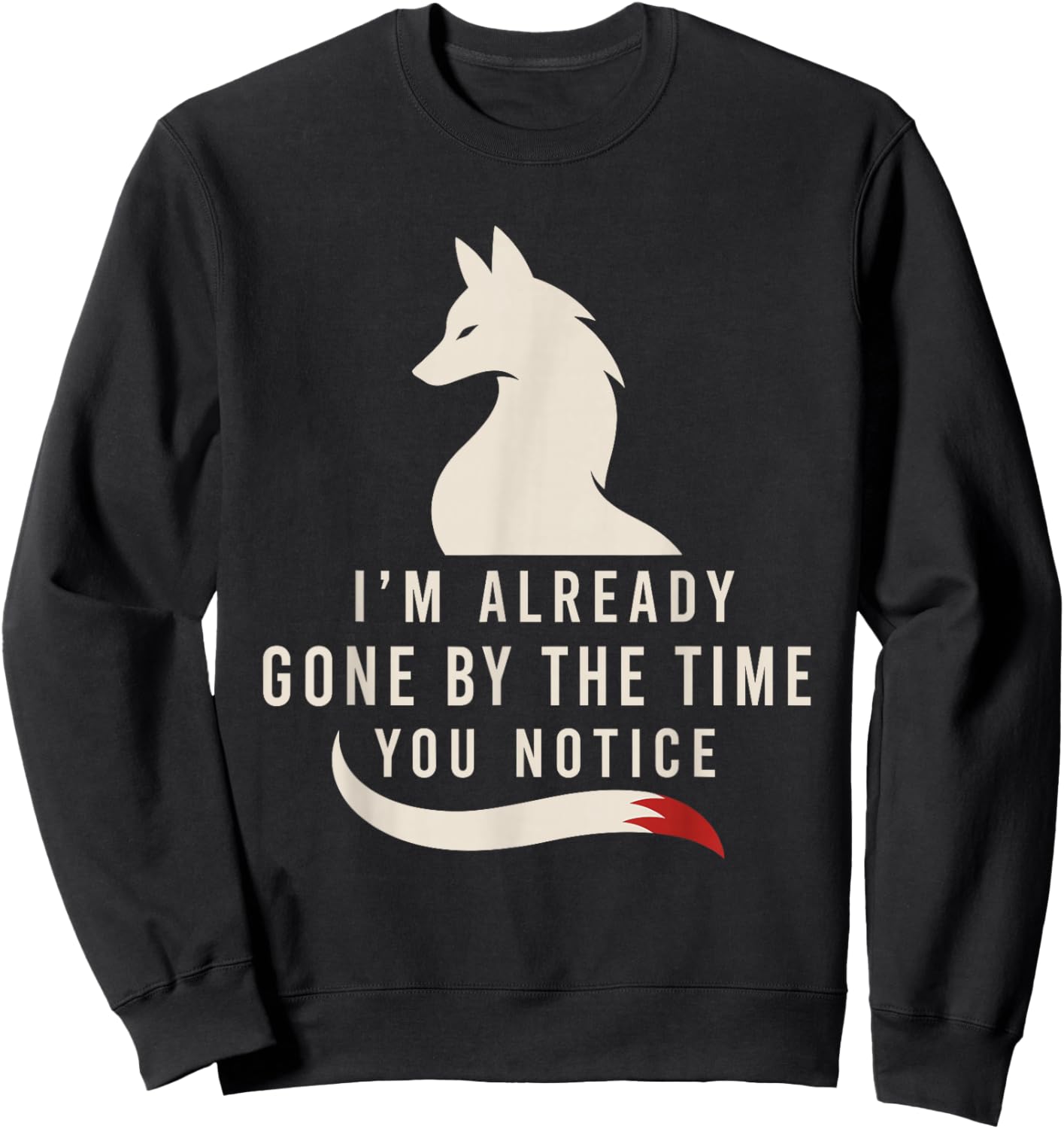 Kitsune Japanese Fox Fox Spirit Japanese Folklore Yokai Sweatshirt - Sweatshirt | Black