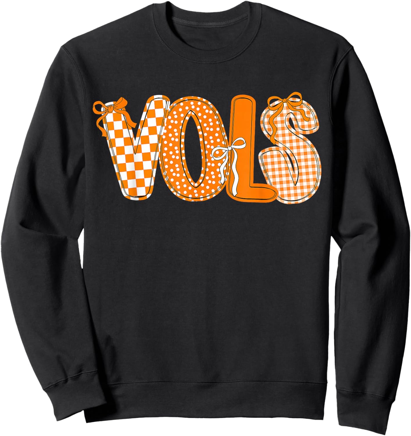 Vintage Classic 90's Vols Sweatshirt - Sweatshirt | Black