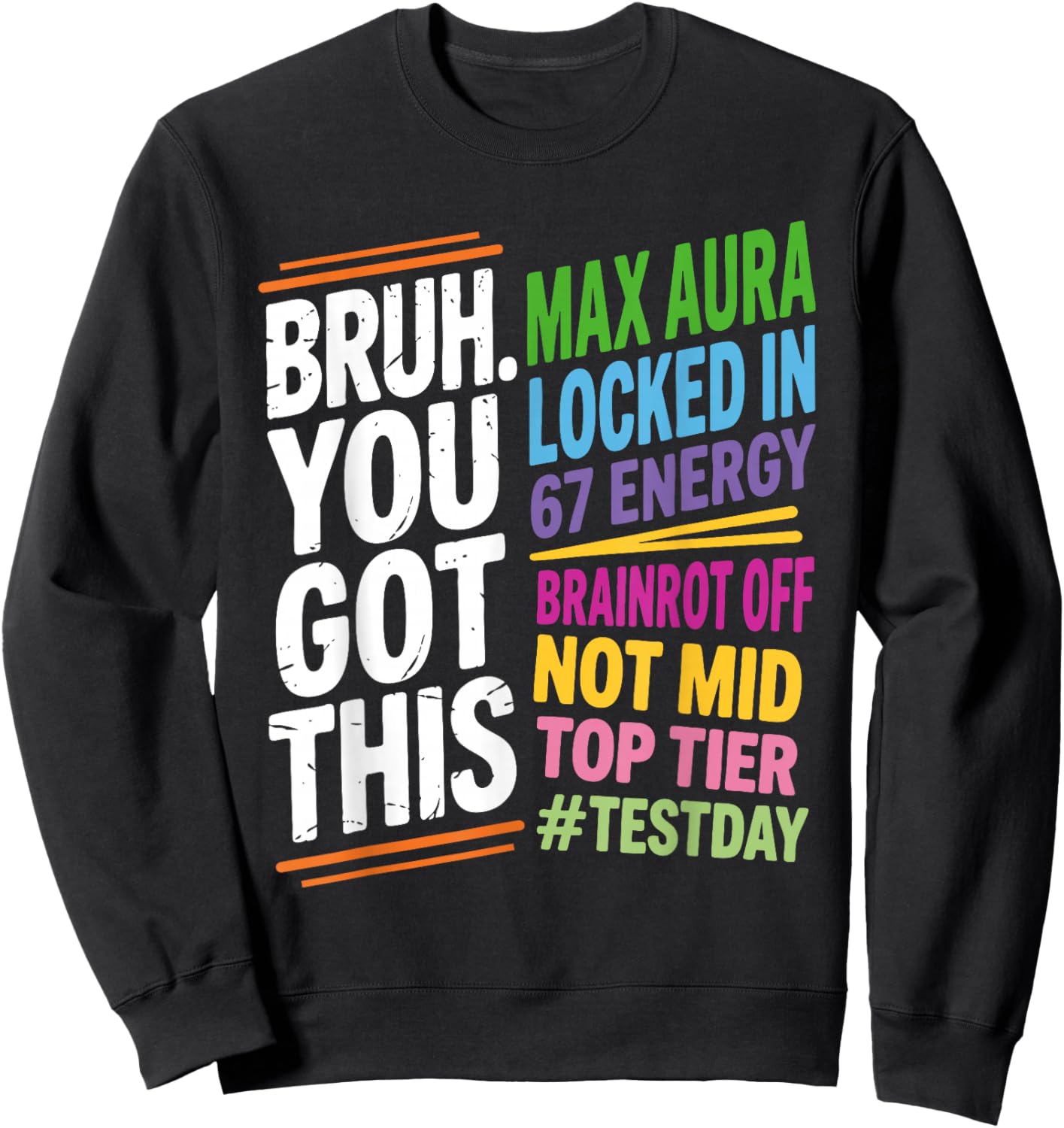 Exam Day Teacher Sweatshirt - Sweatshirt | Black