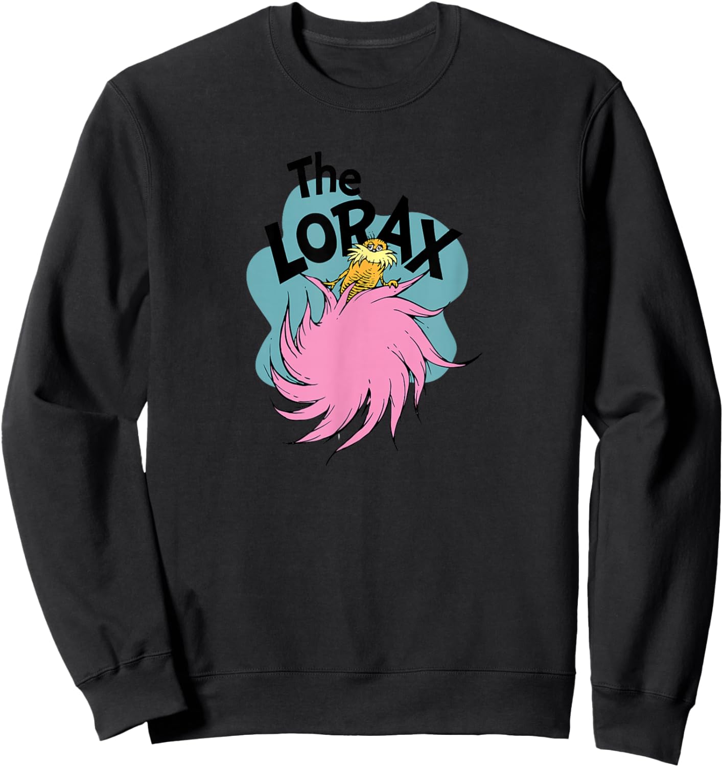 Dr. Seuss The Lorax - Truffula Tree Logo Sweatshirt - Sweatshirt | Black