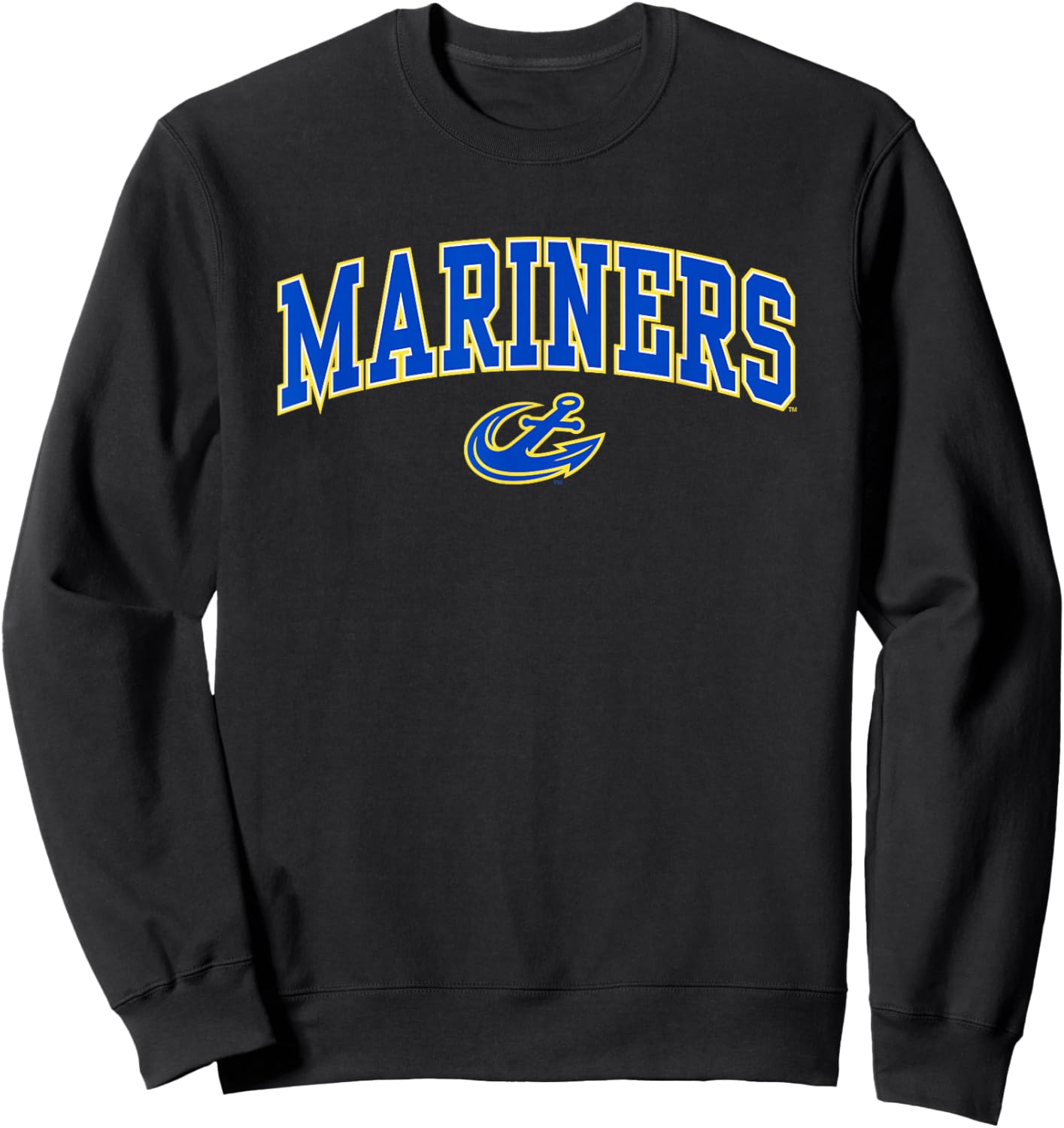 Maine Maritime Mariners Arch Over Officially Licensed Sweatshirt - Sweatshirt | Black