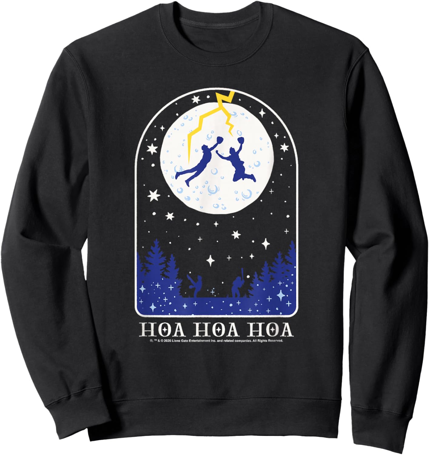 Twilight HOA HOA HOA Vampire Baseball Moonlight Movie Sweatshirt - Sweatshirt | Black