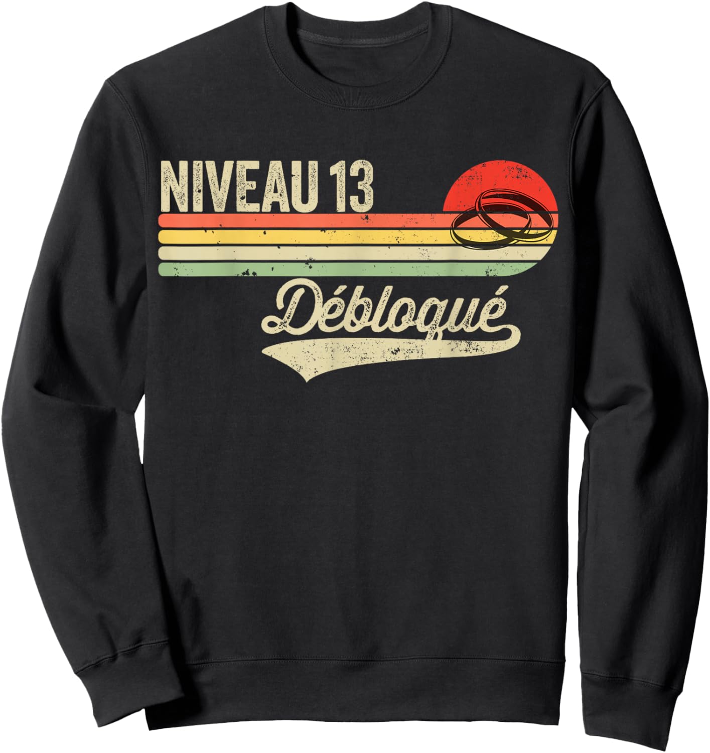 Idée Cadeau Humour Noces de muguet - 13 Ans de Mariage Sweatshirt - Sweatshirt | Black