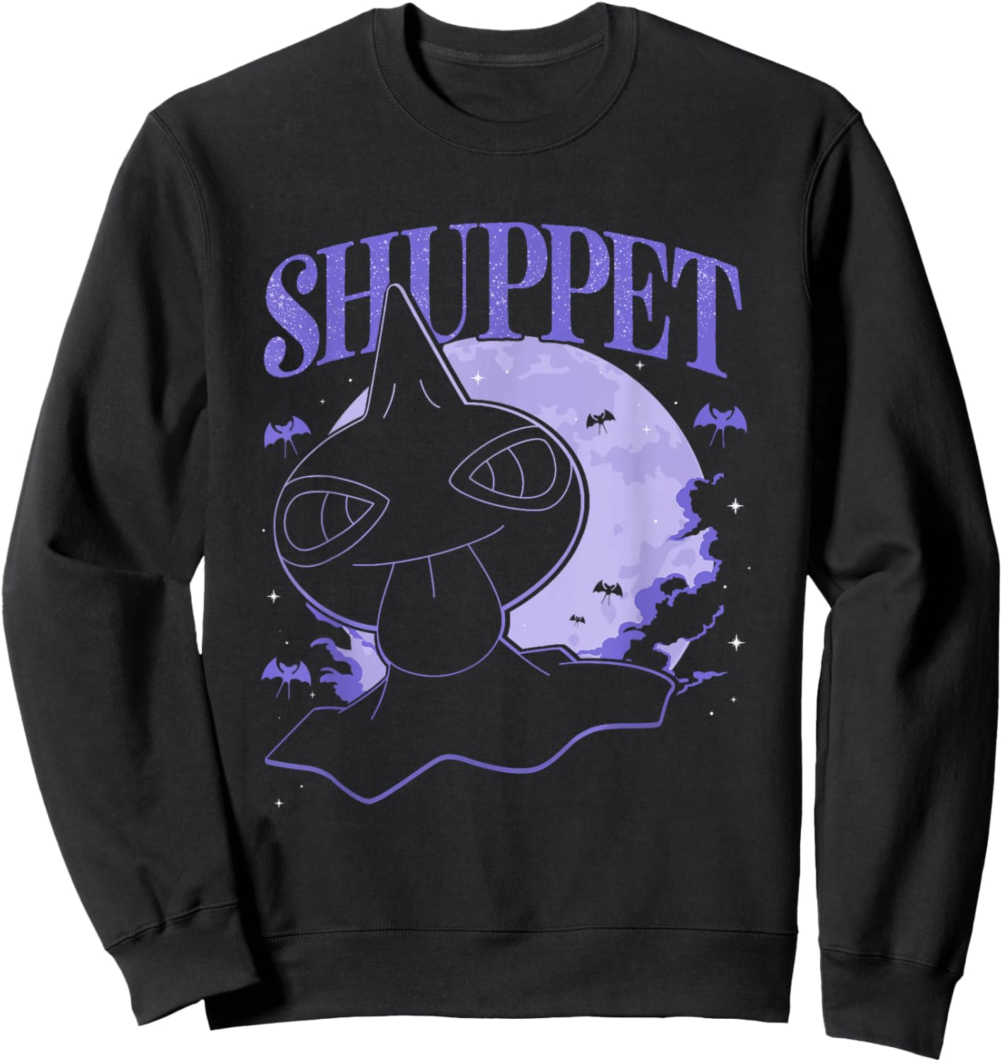 Pokémon Halloween Shuppet Under The Full Moon Sweatshirt - Sweatshirt | Black