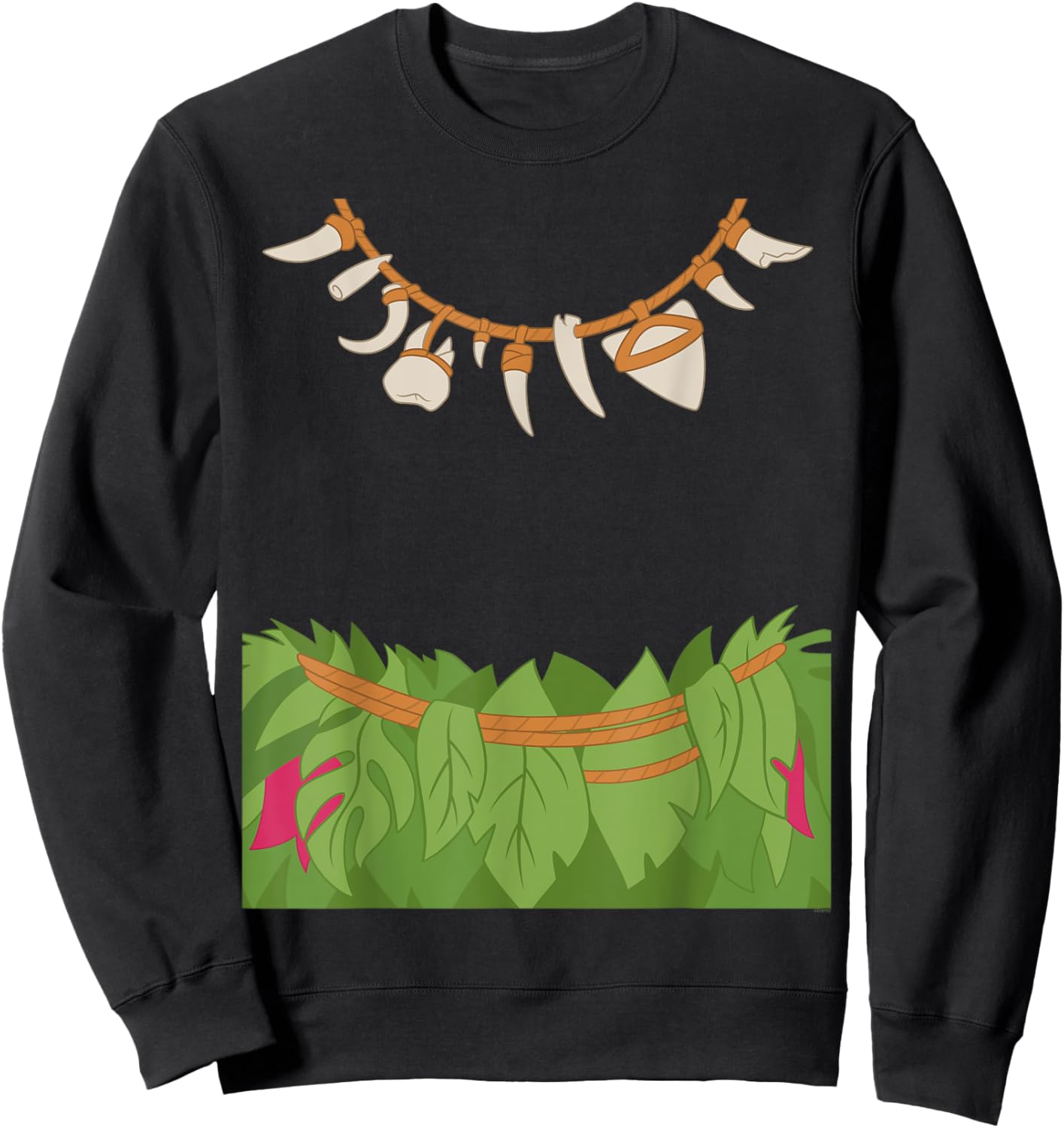 Disney Moana 2 Halloween Maui Inspired Costume Sweatshirt - Sweatshirt | Black