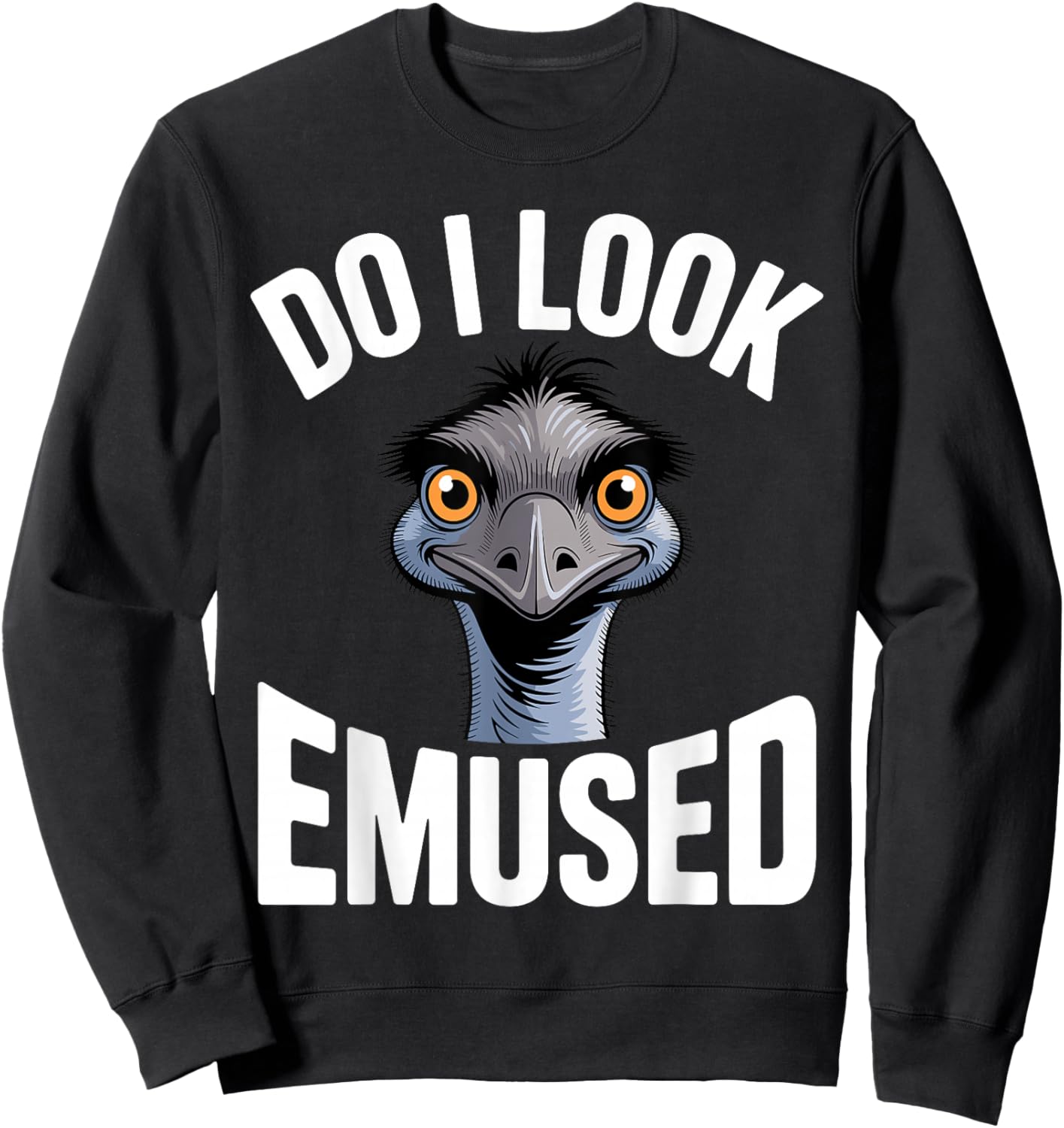 Best Emu Costume Women Kids Emu Bird Emu Lover Sweatshirt - Sweatshirt | Black