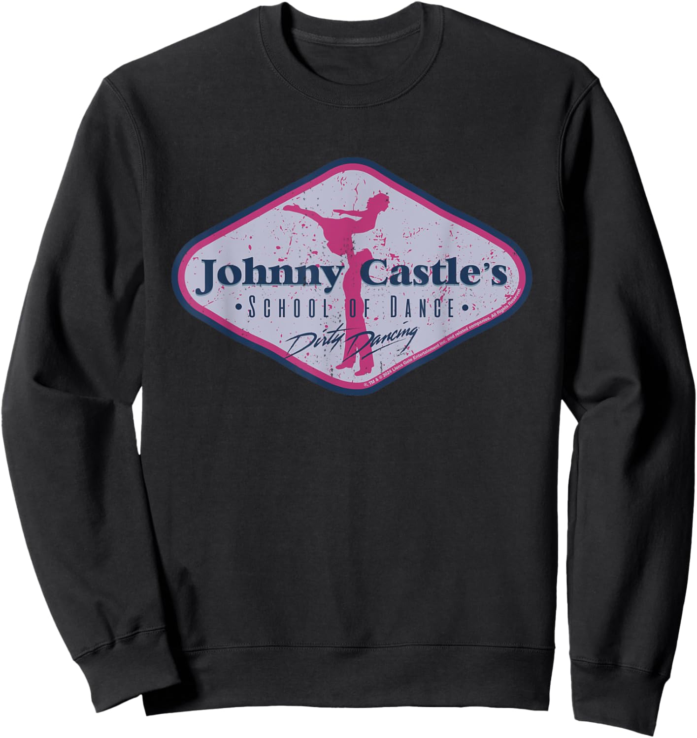 Dirty Dancing Johnny Castle's School Of Dance Sweatshirt - Sweatshirt | Black