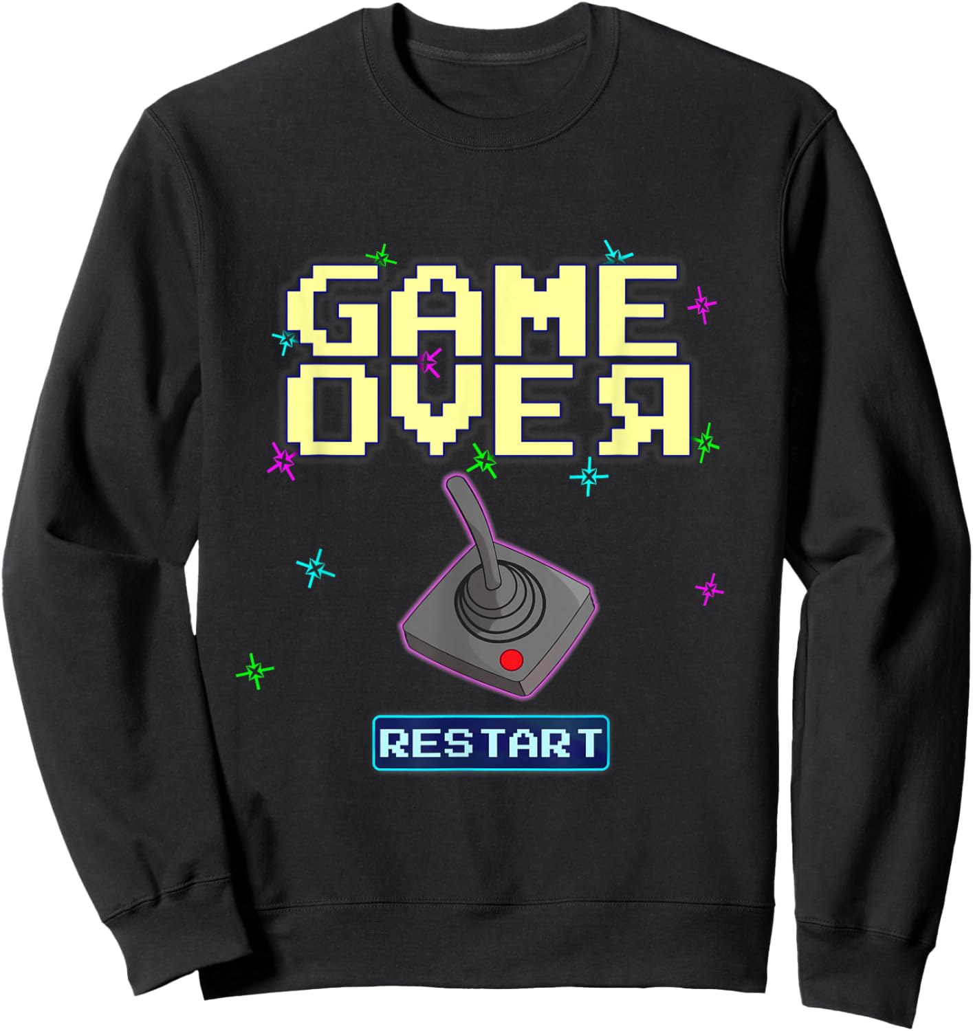Game Over: Restart Sweatshirt - Sweatshirt | Black