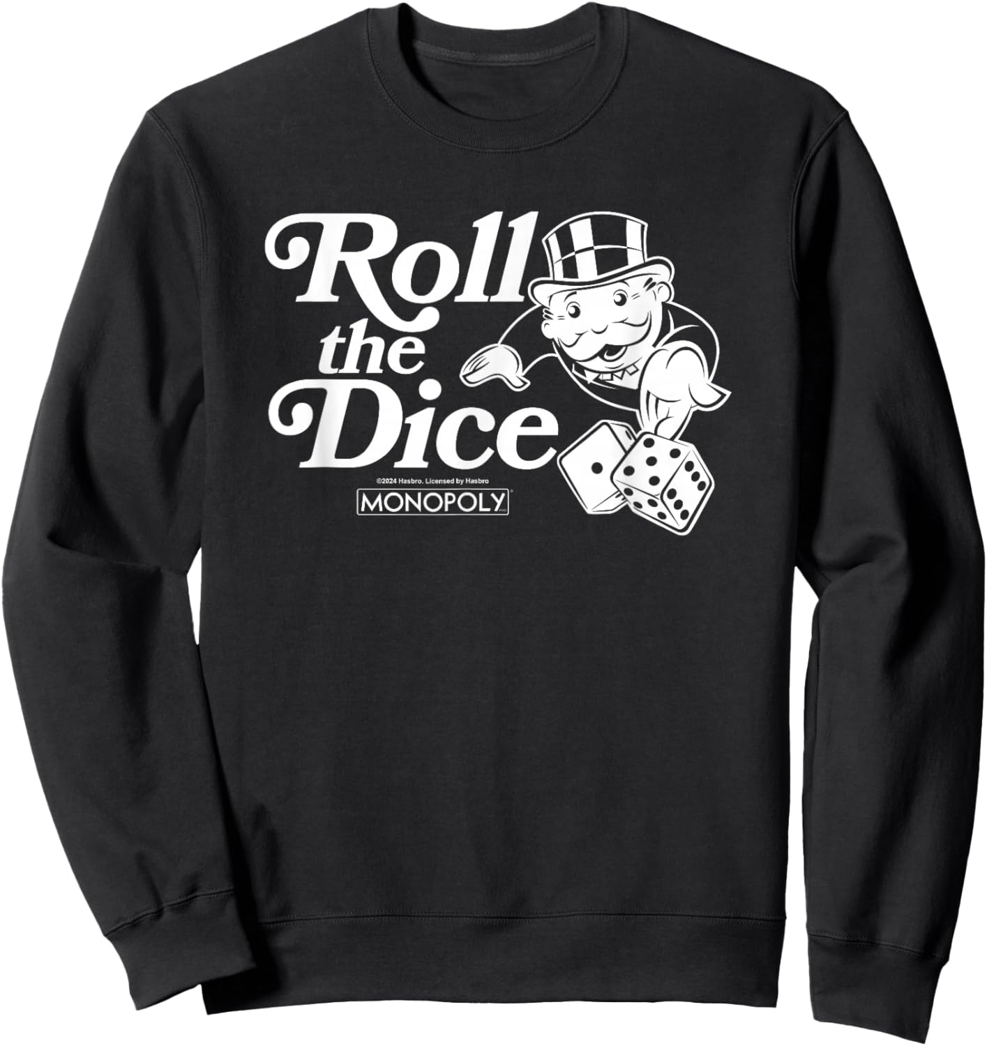 Monopoly Roll the Dice Sweatshirt - Sweatshirt | Black
