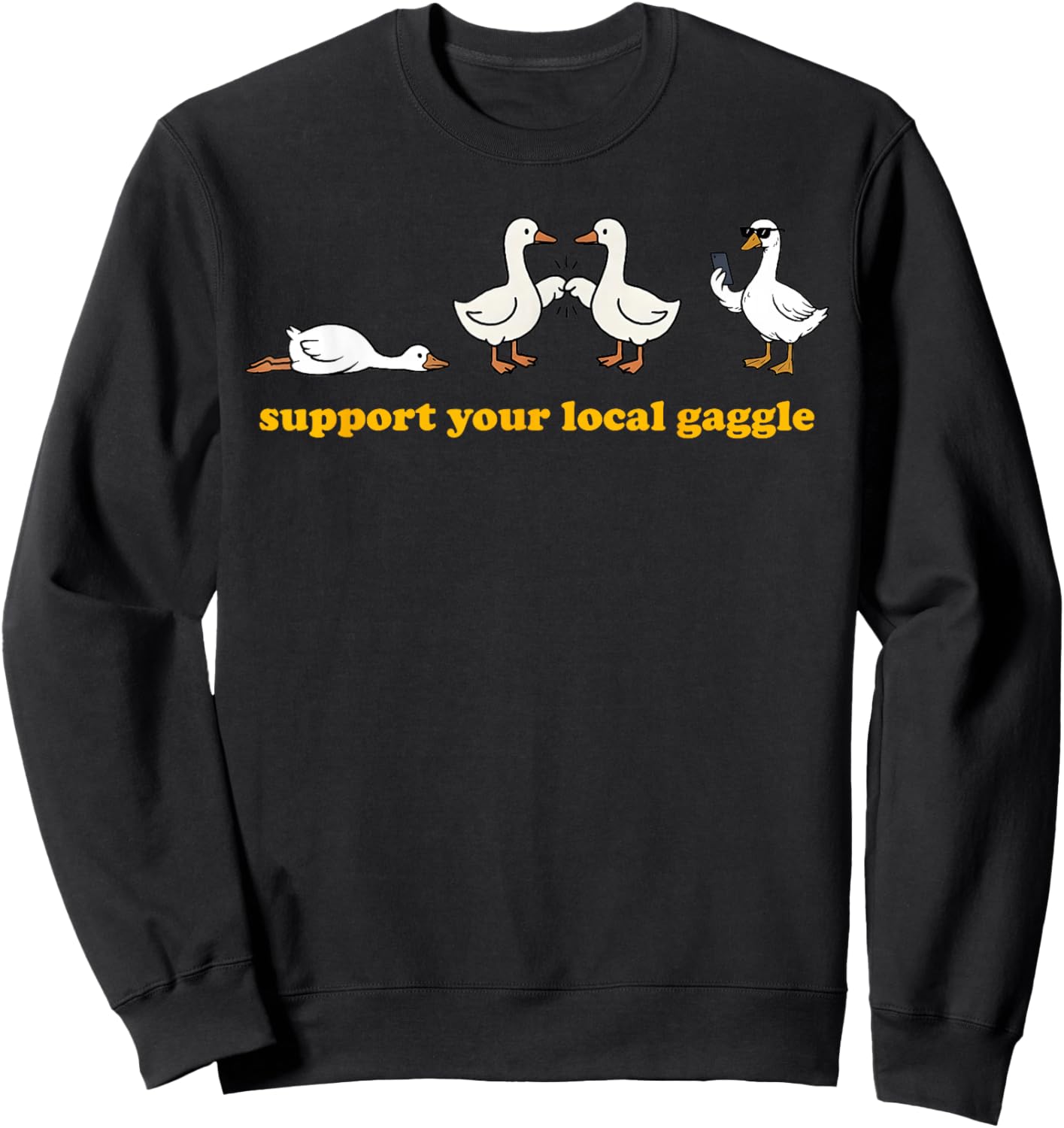 Support, Your Local Gaggle, Farm Life Sweatshirt - Sweatshirt | Black