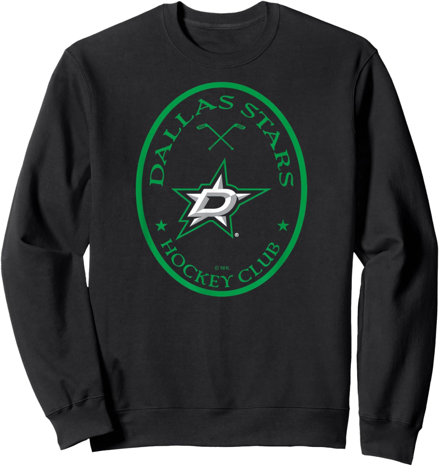 Dallas Stars Iconic Black Officially Licensed Sweatshirt - Sweatshirt | Black