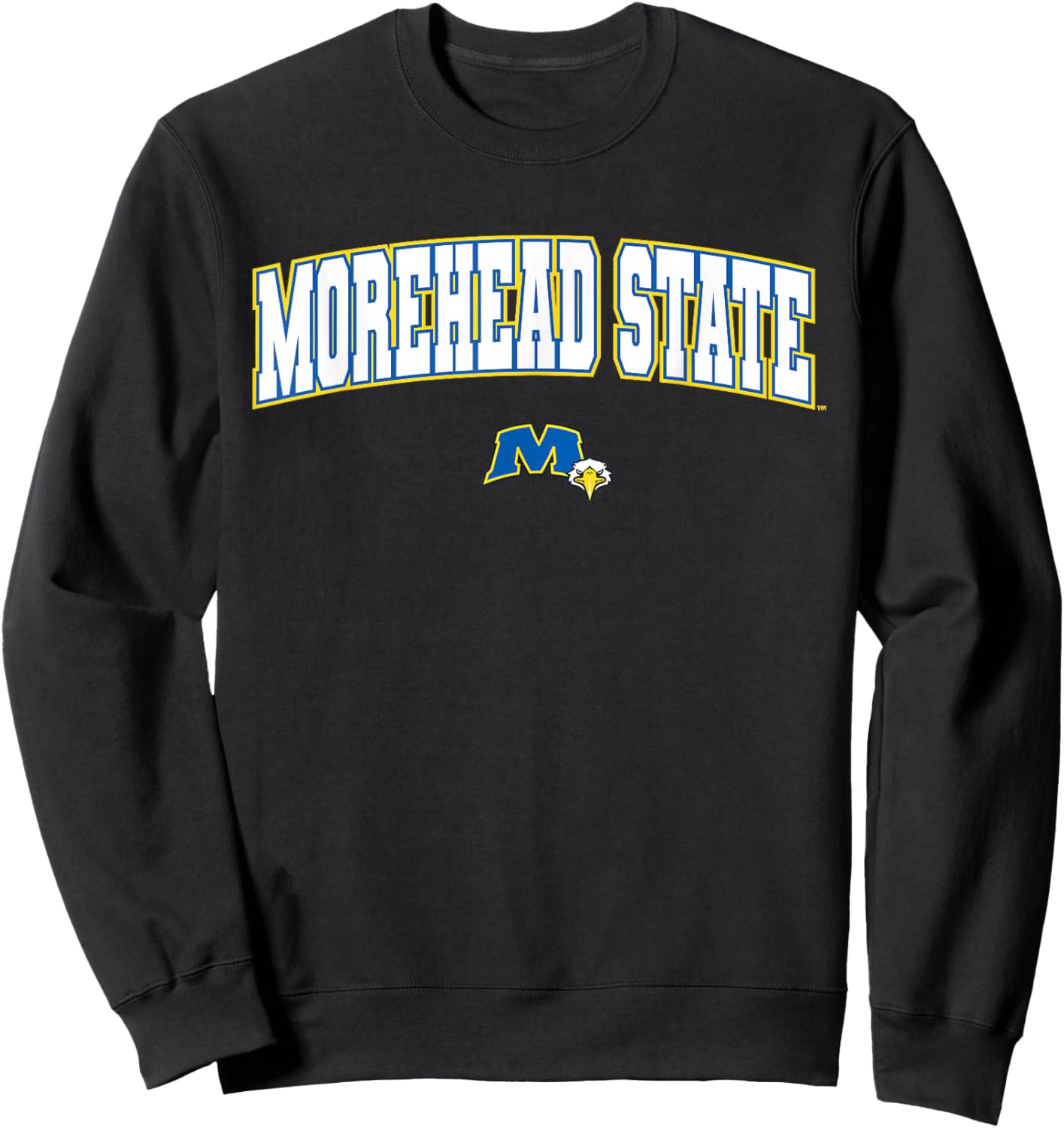 Morehead State University Eagles Arch Logo Sweatshirt - Sweatshirt | Black