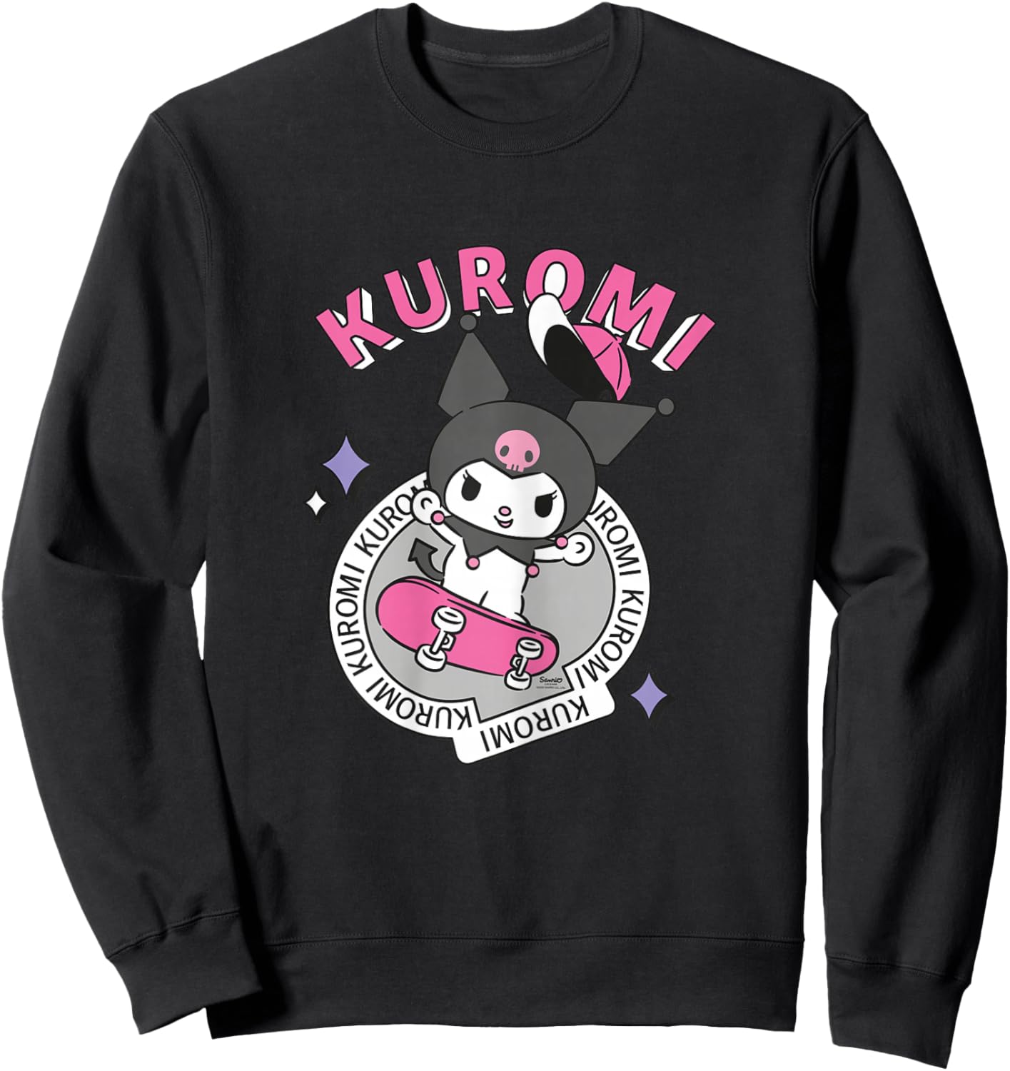 Hello Kitty - Kuromi Logo Original Sweatshirt - Sweatshirt | Black