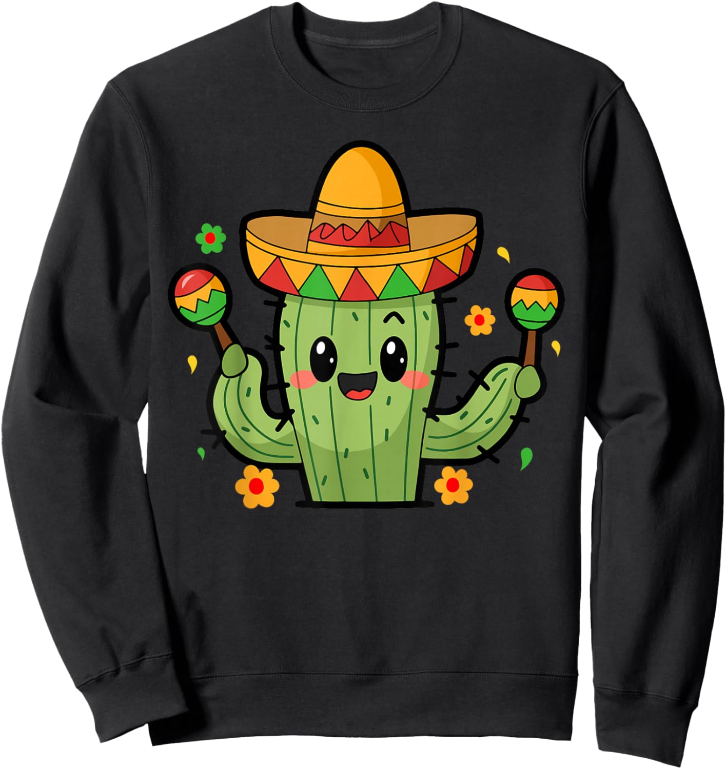 Chapeau Cactus Sweatshirt - Sweatshirt | Black