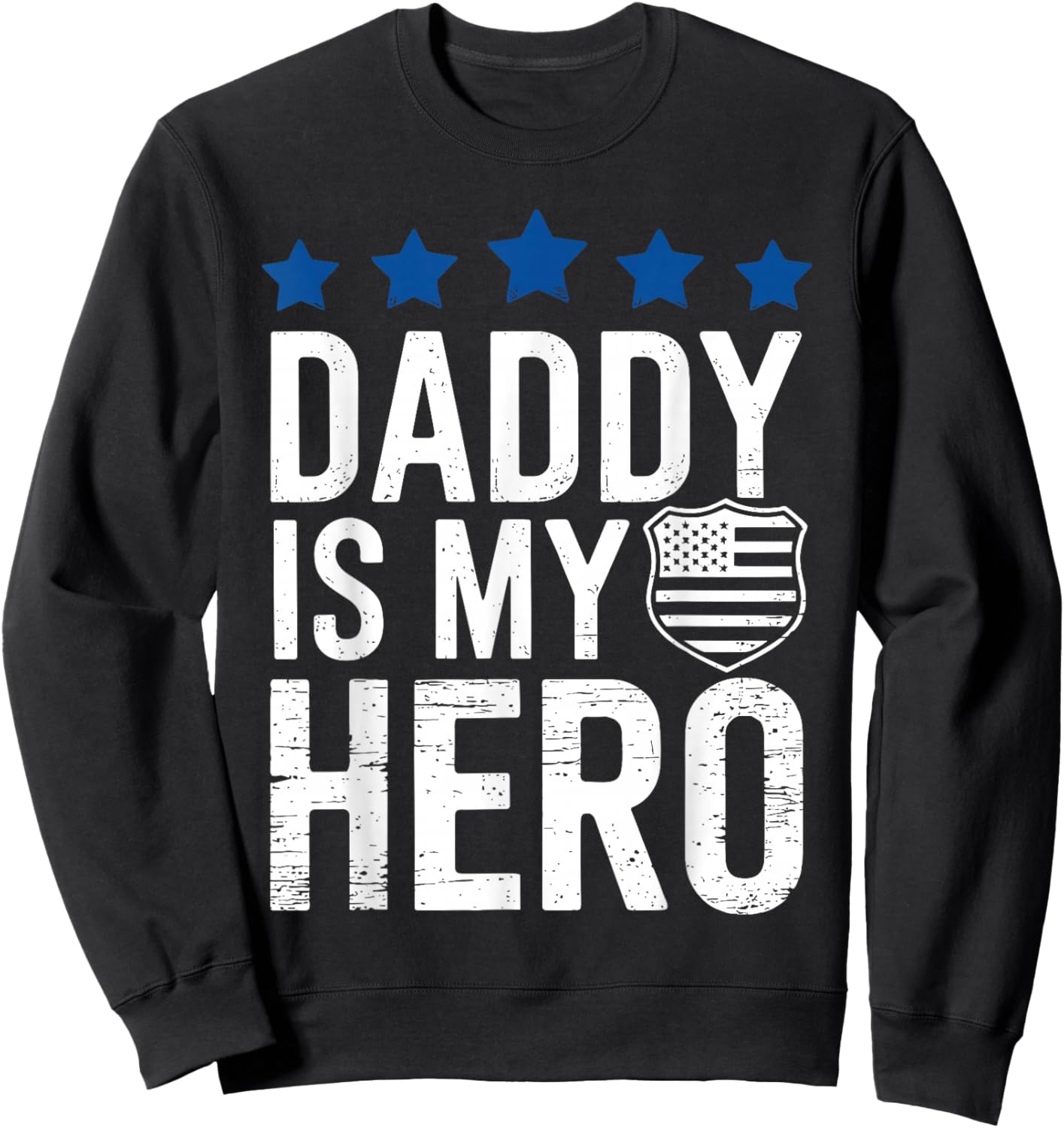 Future Police Officer Design For Boys Girls Kids Police Cop Sweatshirt - Sweatshirt | Black