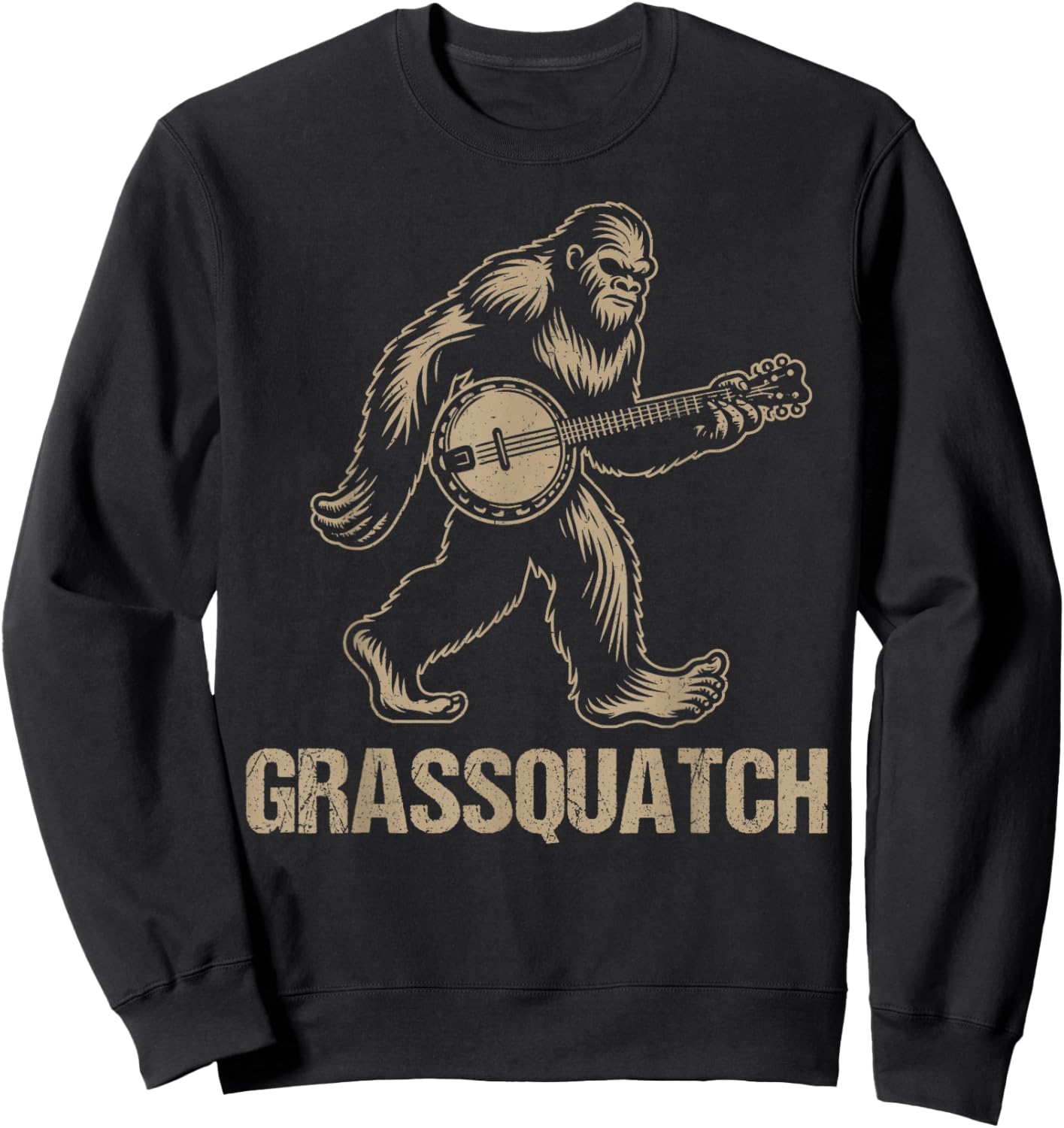 Bluegrass Banjo Sweatshirt - Sweatshirt | Black