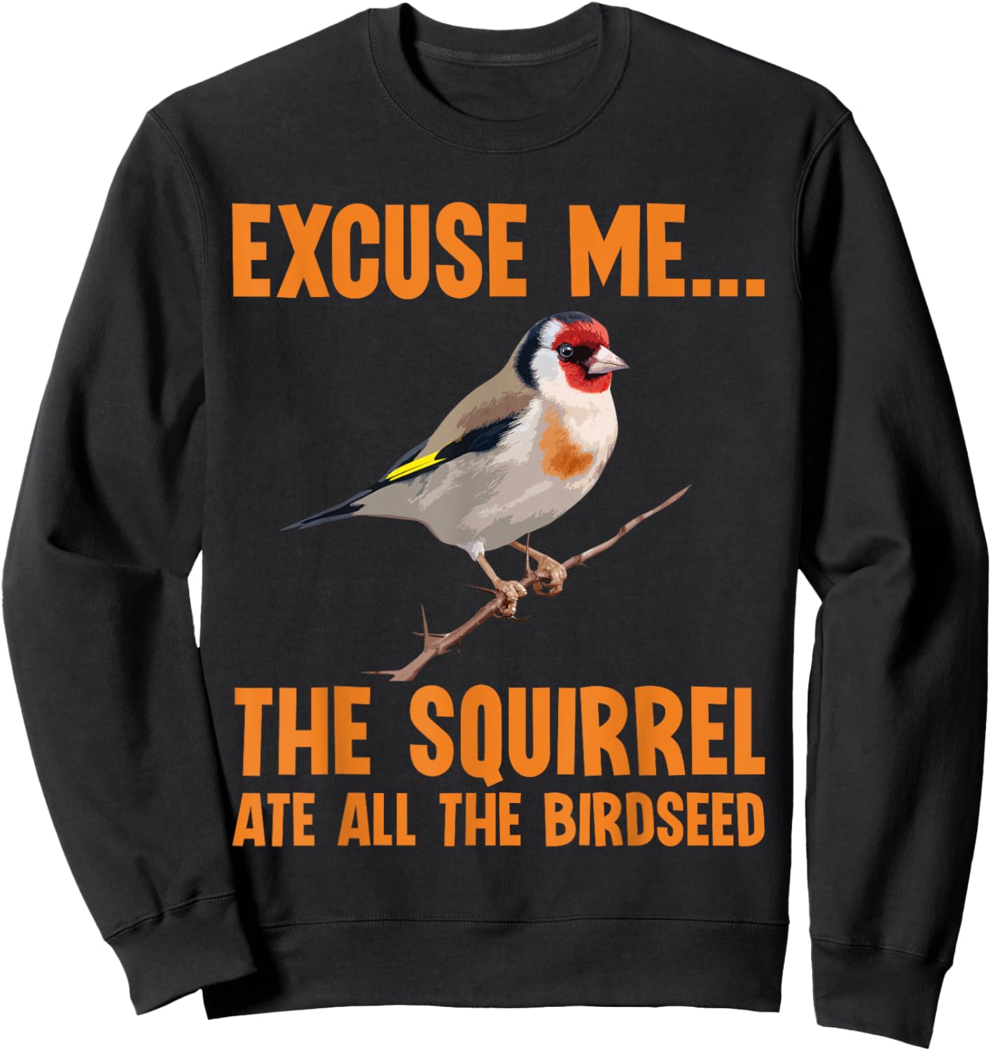 Bird Art Women Kid Bird Watching Birding Birdwatcher Sweatshirt - Sweatshirt | Black