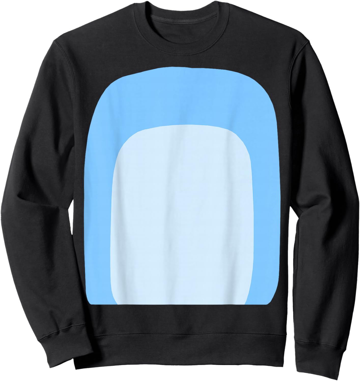 Blue Heeler Cattle Dog Cartoon Puppy Funny Holiday Costume Sweatshirt - Sweatshirt | Black